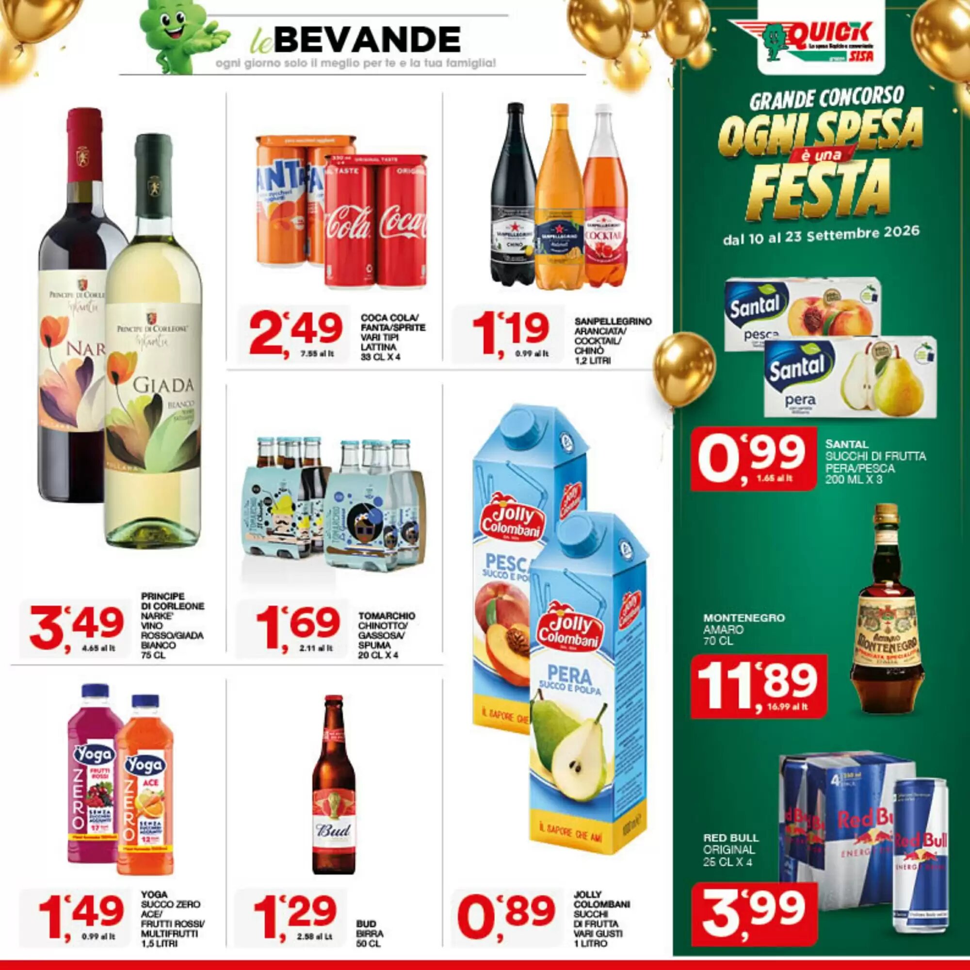 Volantino promozionale Quick Sisa  valide dal 11/09/2026 - Pagina 21.