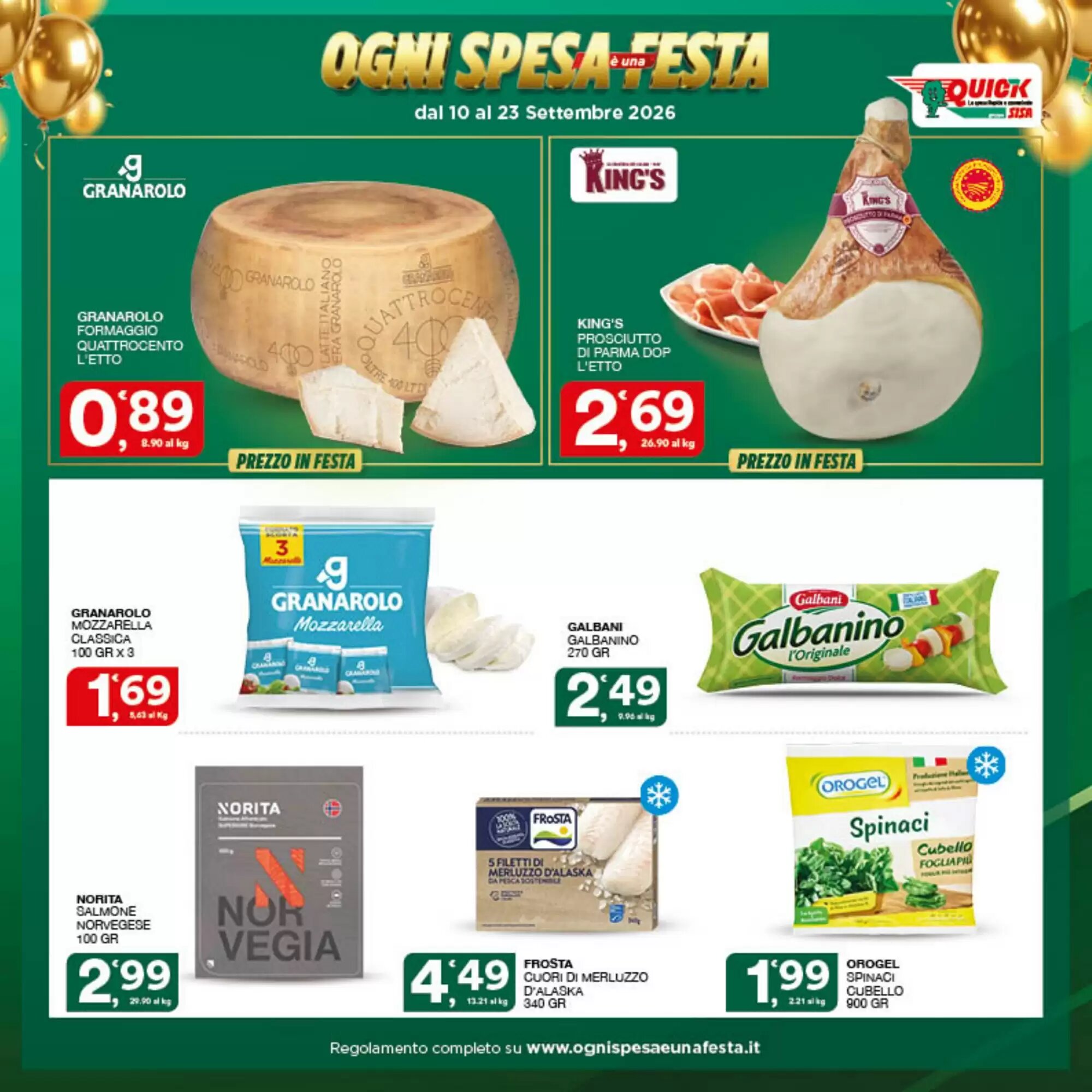 Volantino promozionale Quick Sisa  valide dal 11/09/2026 - Pagina 7.