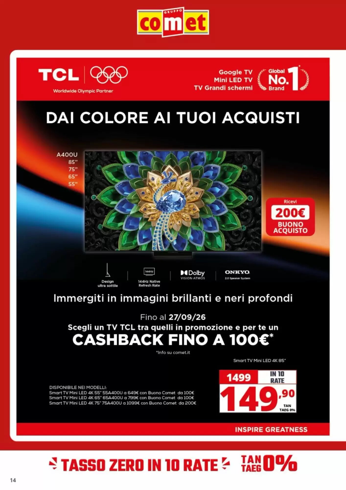 Volantino promozionale Comet  valide dal 11/09/2026 - Pagina 14.