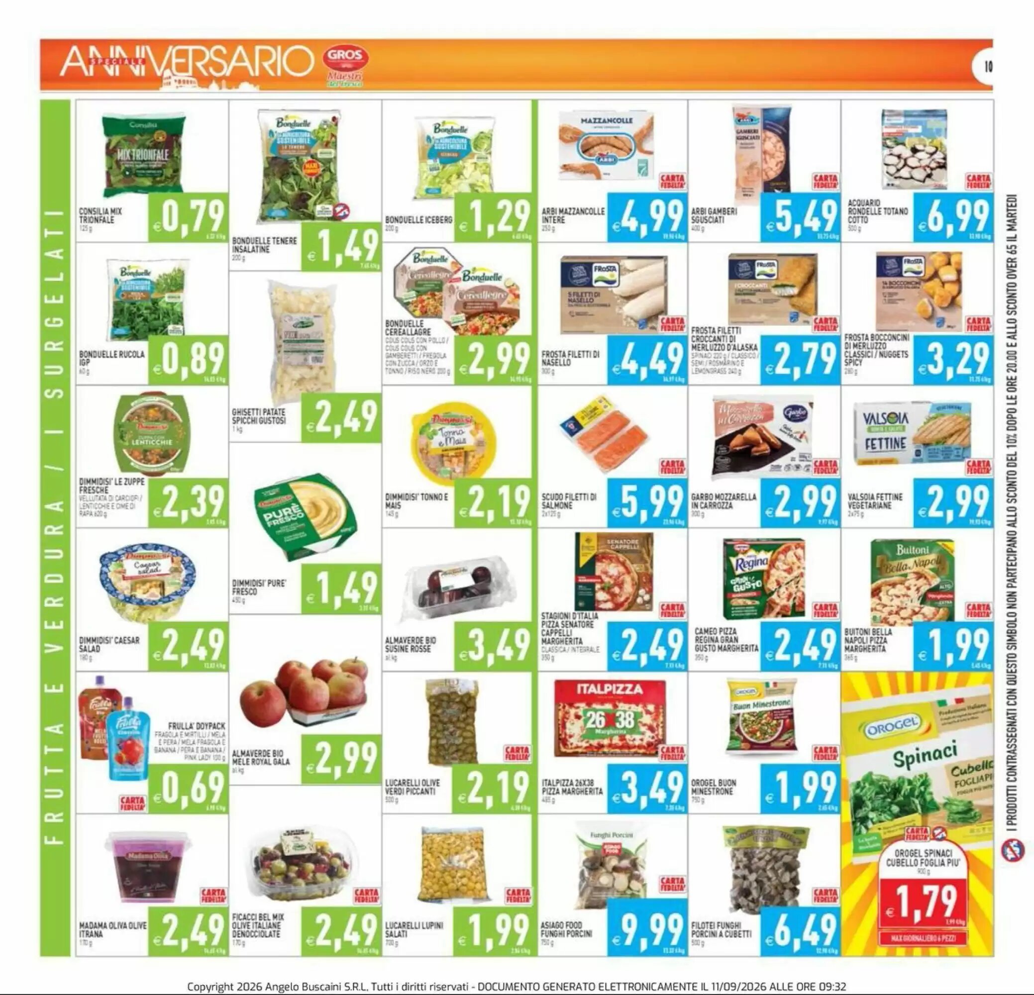 Volantino promozionale Supermercati Agorà  valide dal 11/09/2026 - Pagina 10.