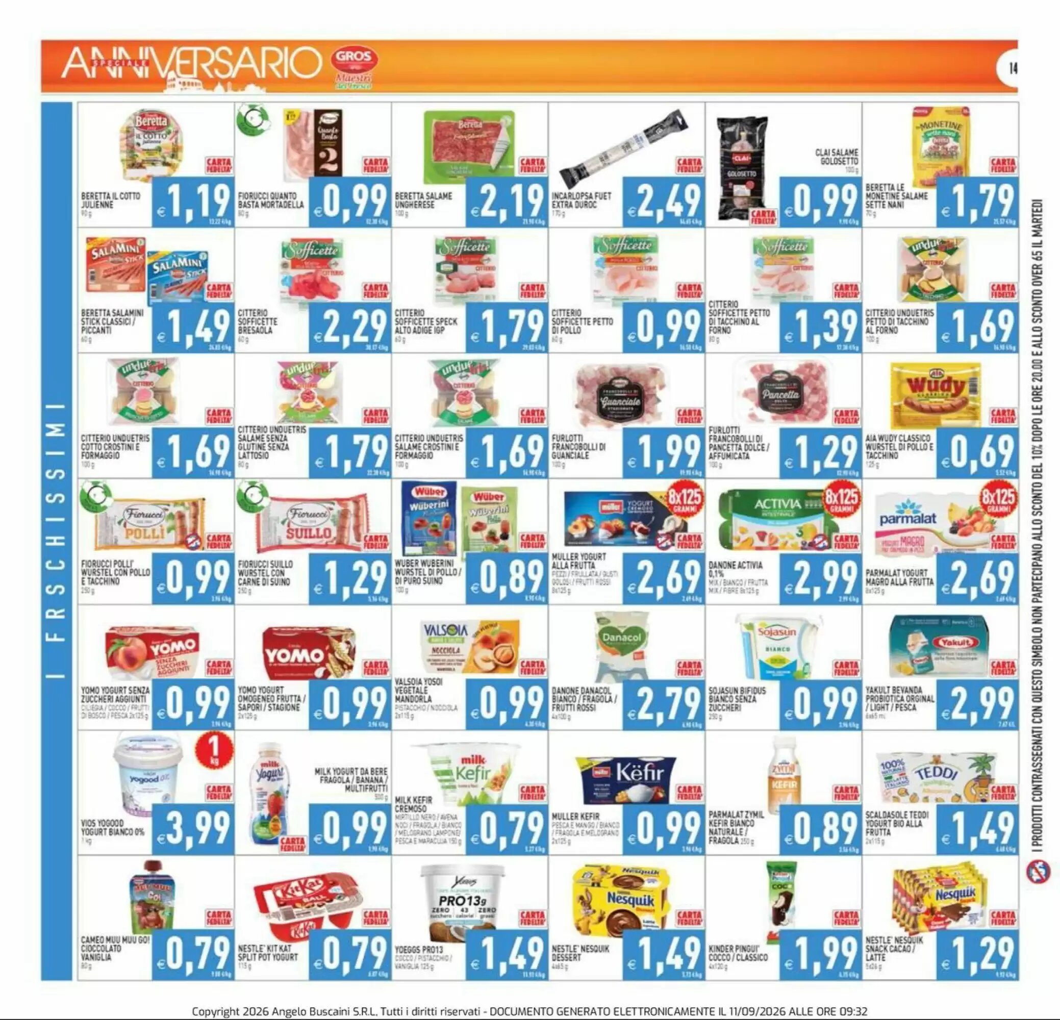 Volantino promozionale Supermercati Agorà  valide dal 11/09/2026 - Pagina 14.