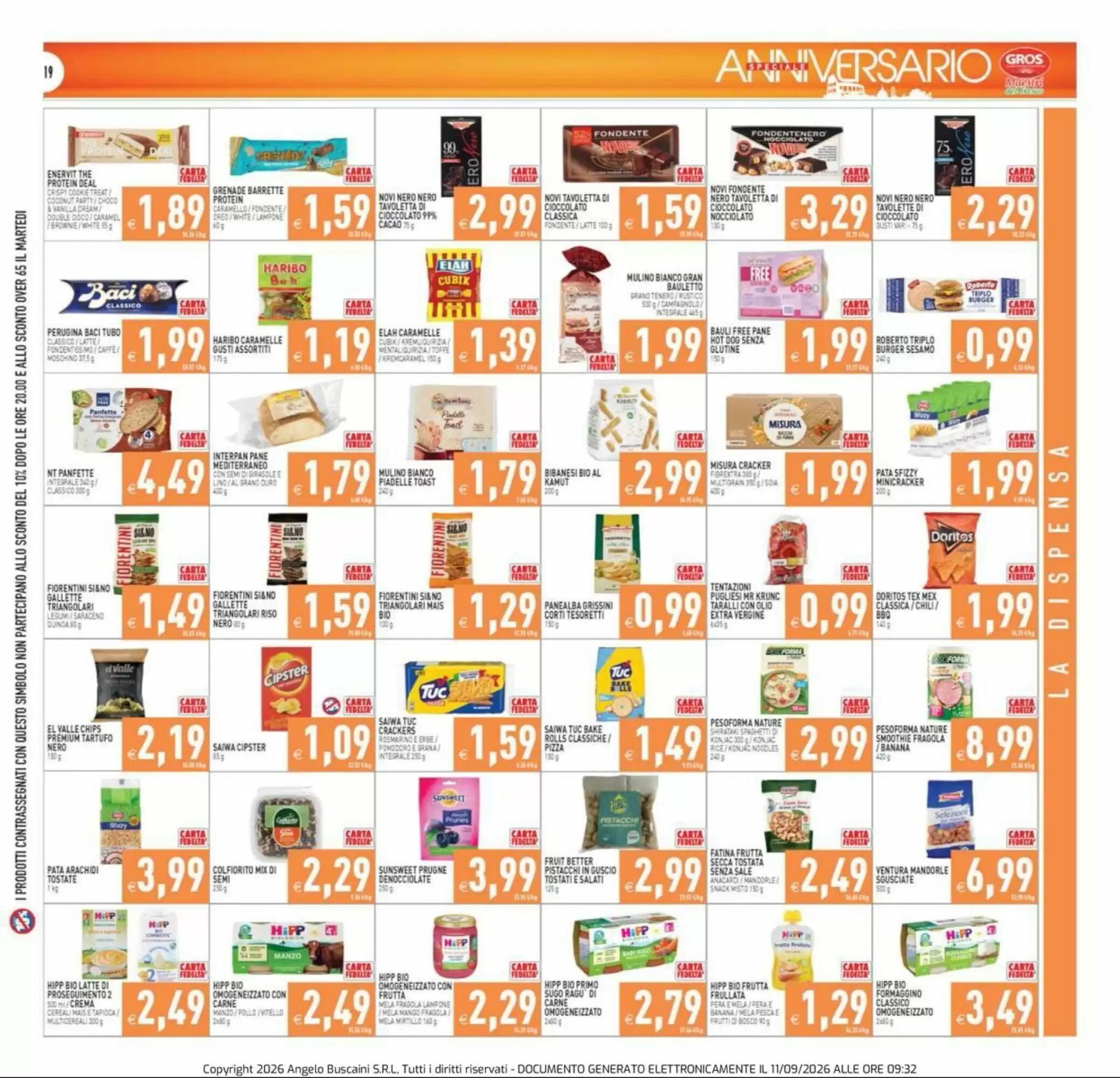 Volantino promozionale Supermercati Agorà  valide dal 11/09/2026 - Pagina 19.