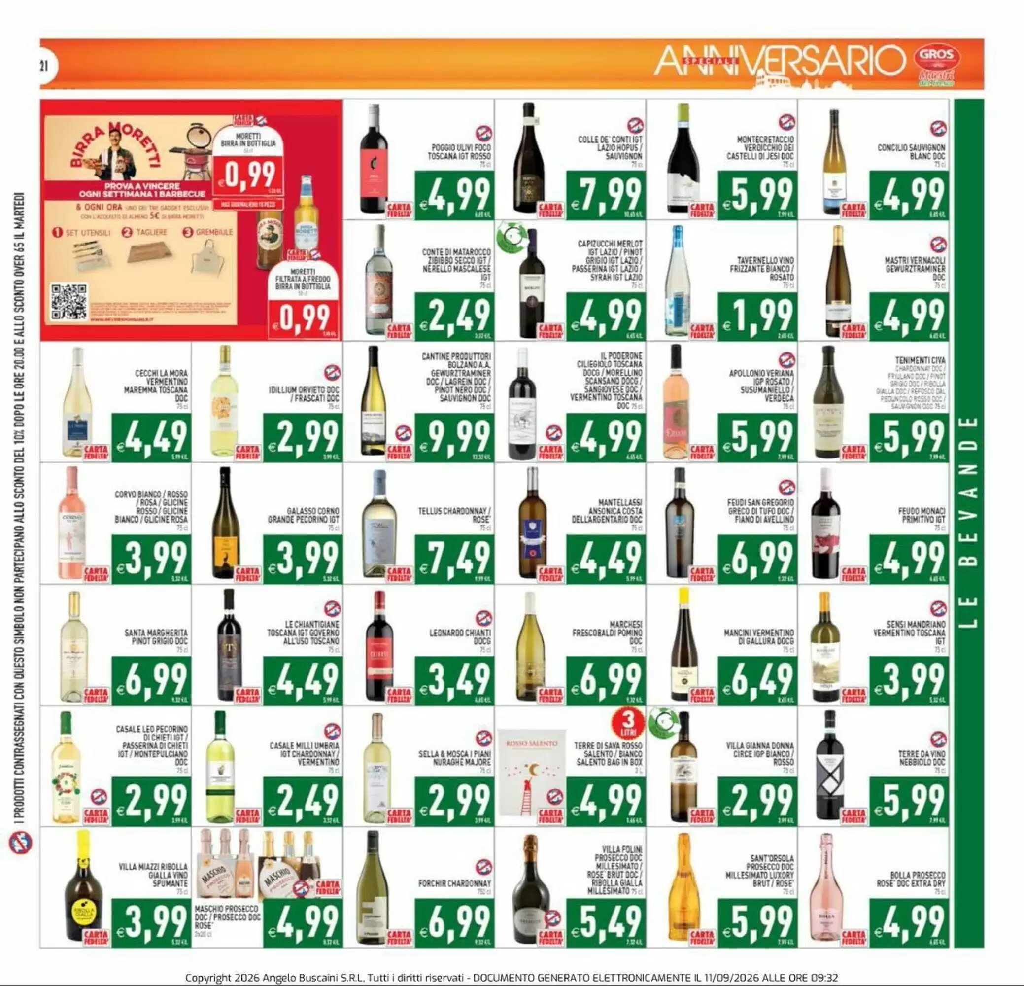 Volantino promozionale Supermercati Agorà  valide dal 11/09/2026 - Pagina 21.
