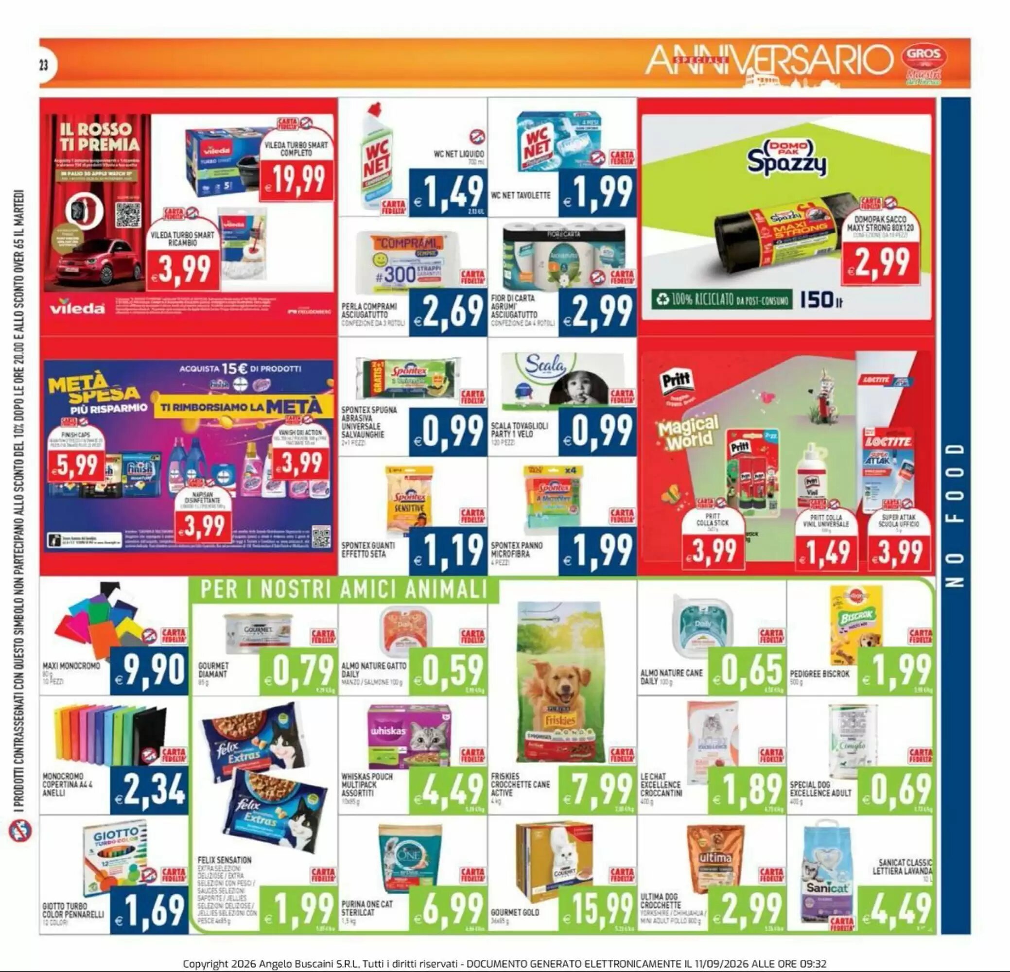 Volantino promozionale Supermercati Agorà  valide dal 11/09/2026 - Pagina 23.