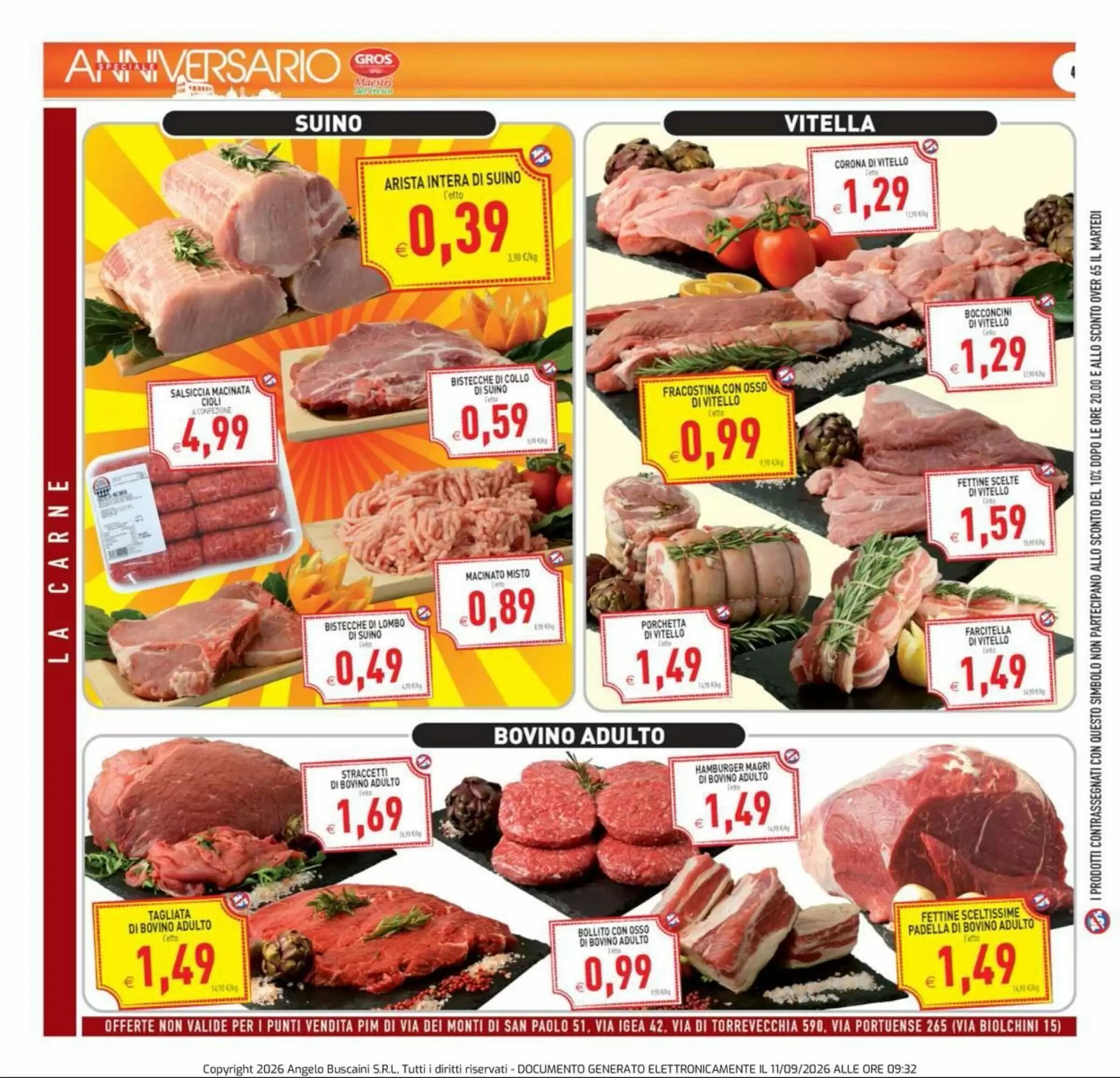 Volantino promozionale Supermercati Agorà  valide dal 11/09/2026 - Pagina 4.