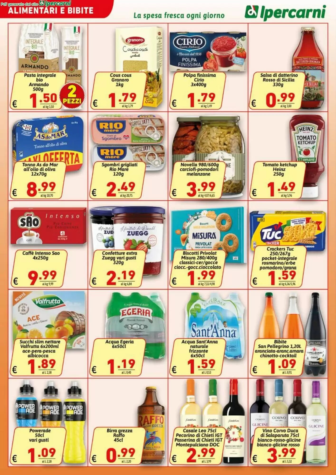 Volantino promozionale Ipercarni  valide dal 11/09/2026 - Pagina 14.