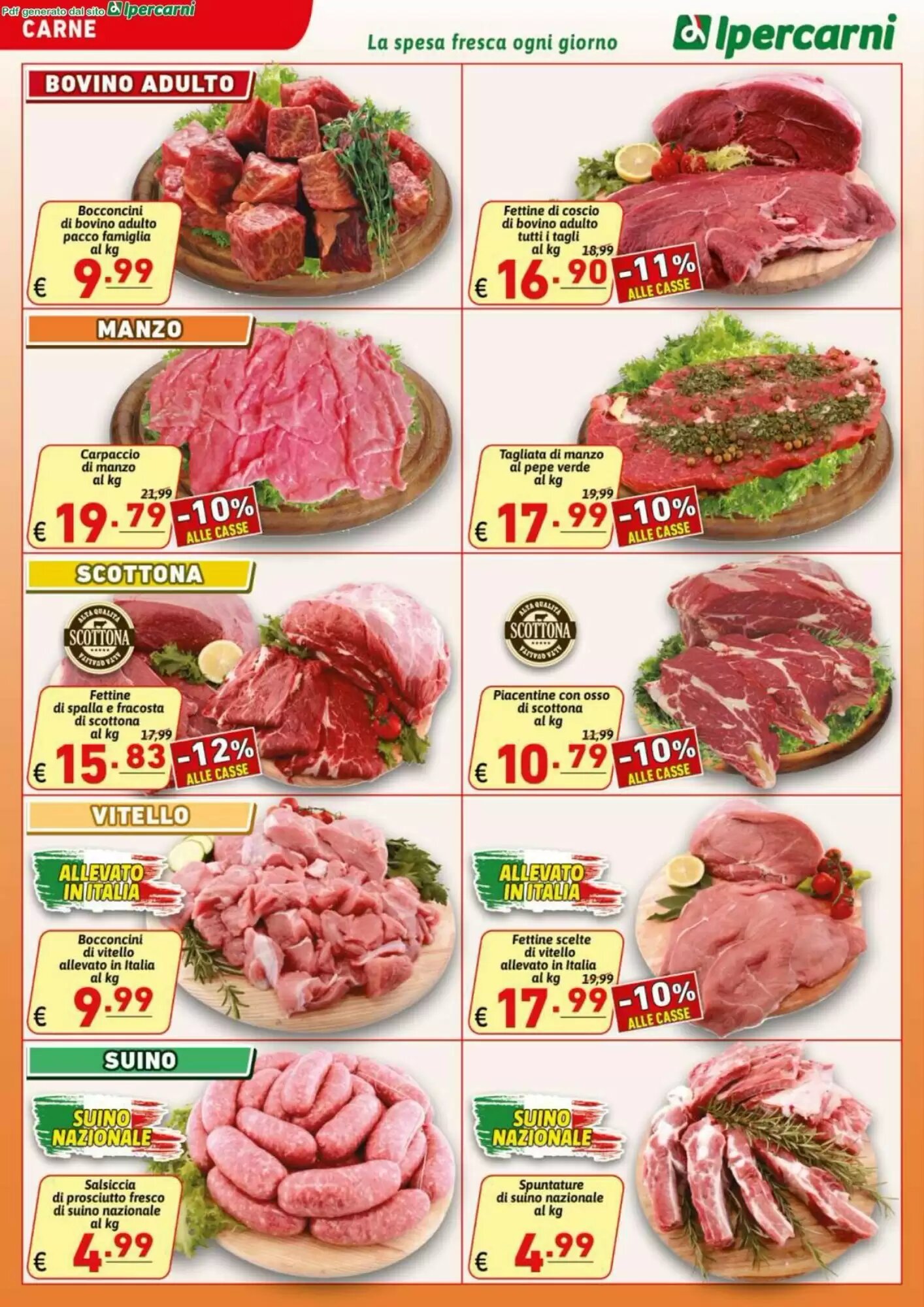 Volantino promozionale Ipercarni  valide dal 11/09/2026 - Pagina 2.