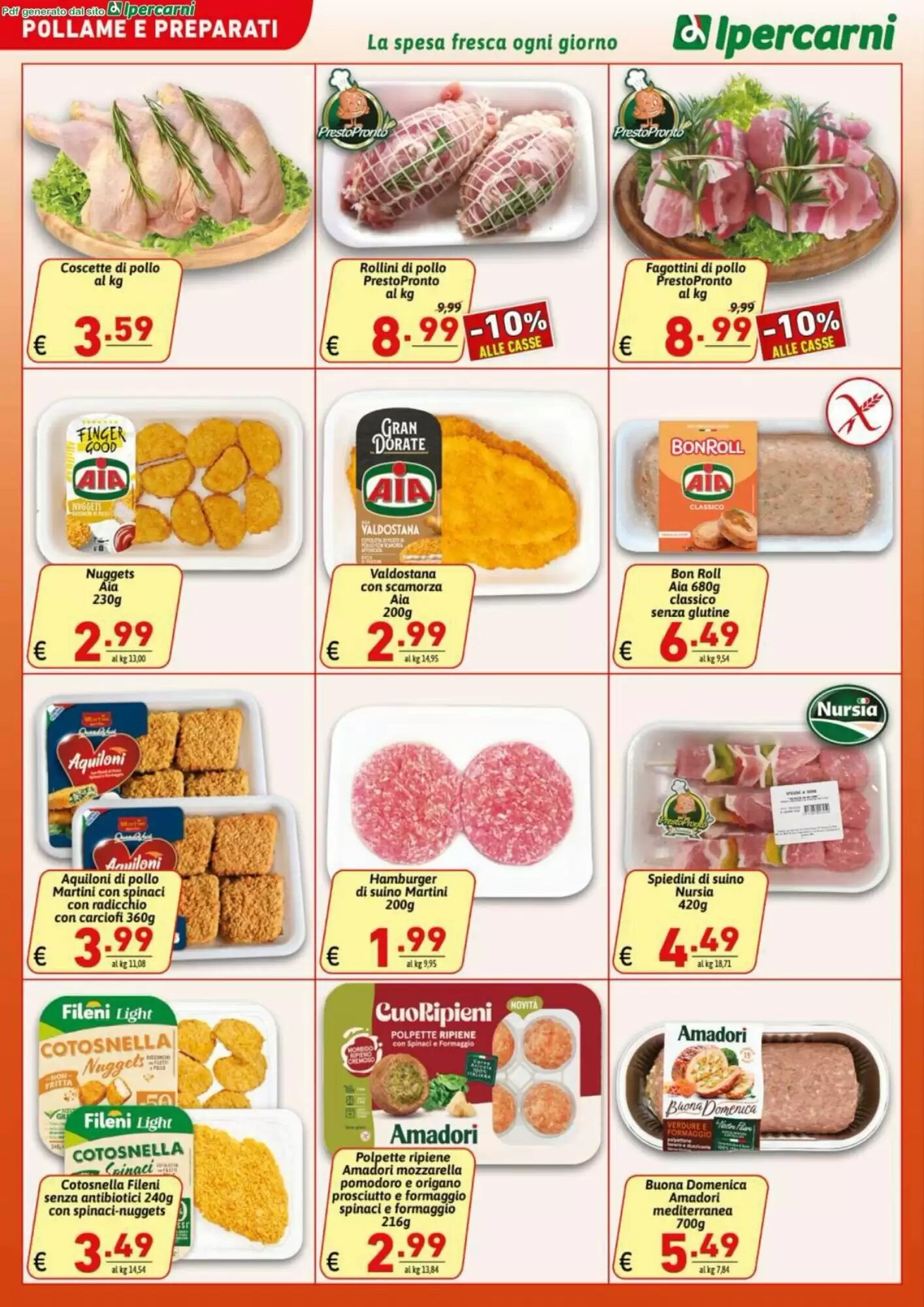 Volantino promozionale Ipercarni  valide dal 11/09/2026 - Pagina 4.