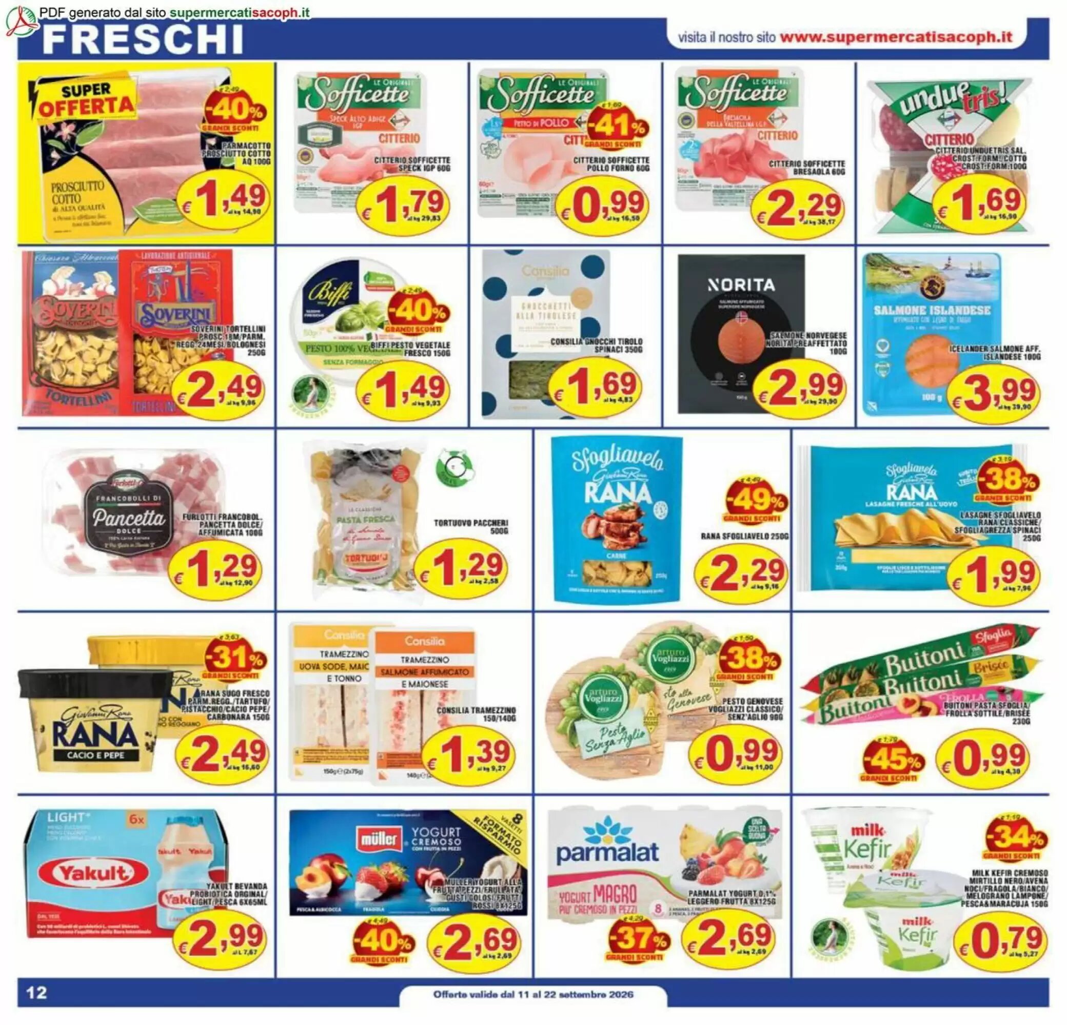 Volantino promozionale Sacoph  valide dal 11/09/2026 - Pagina 12.