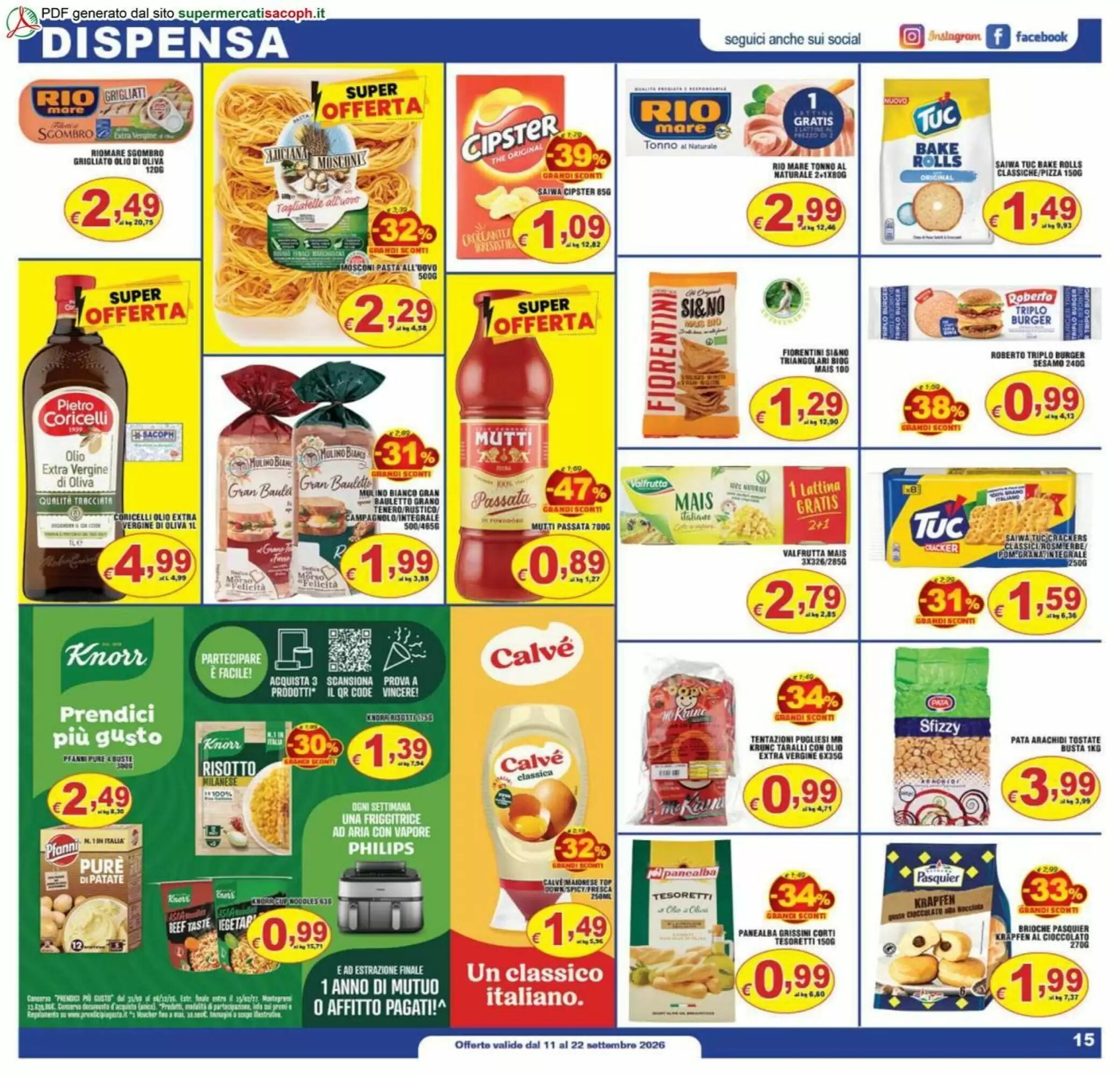 Volantino promozionale Sacoph  valide dal 11/09/2026 - Pagina 15.