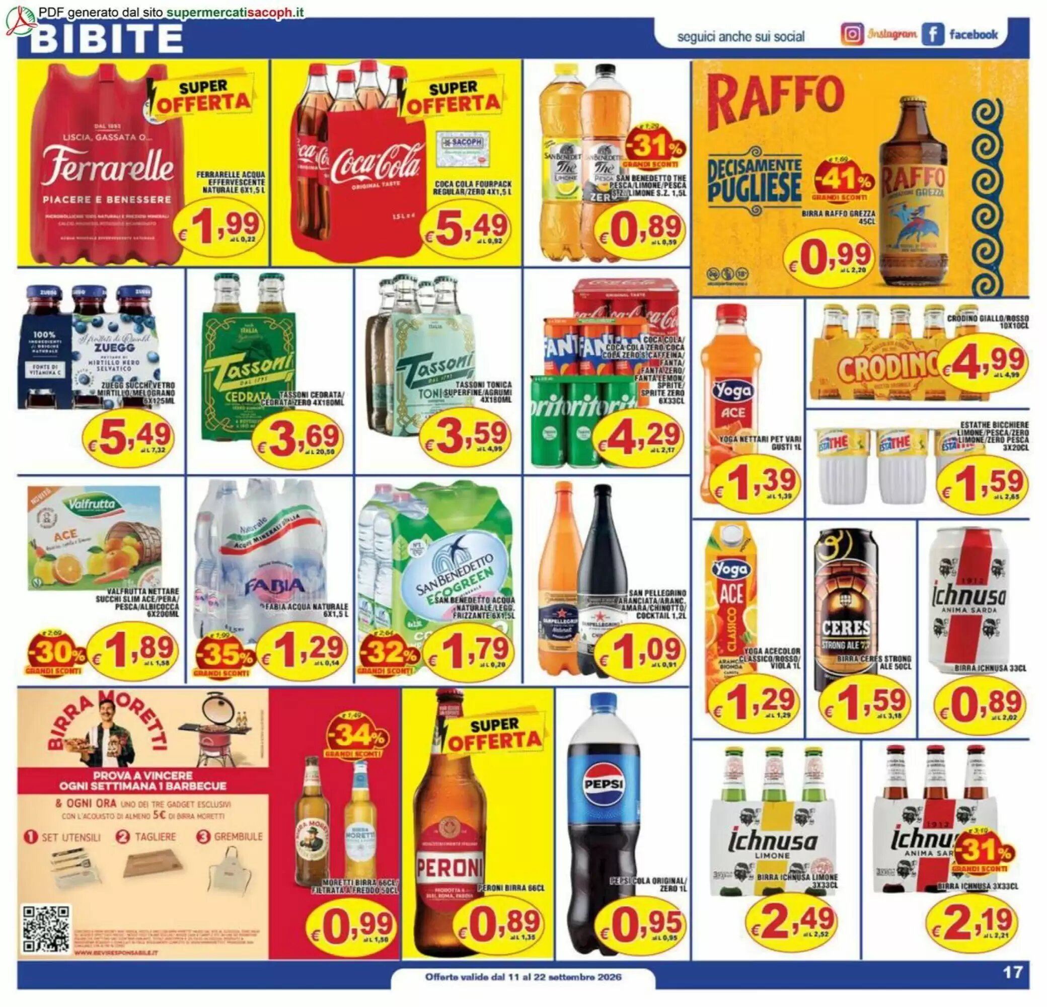 Volantino promozionale Sacoph  valide dal 11/09/2026 - Pagina 17.