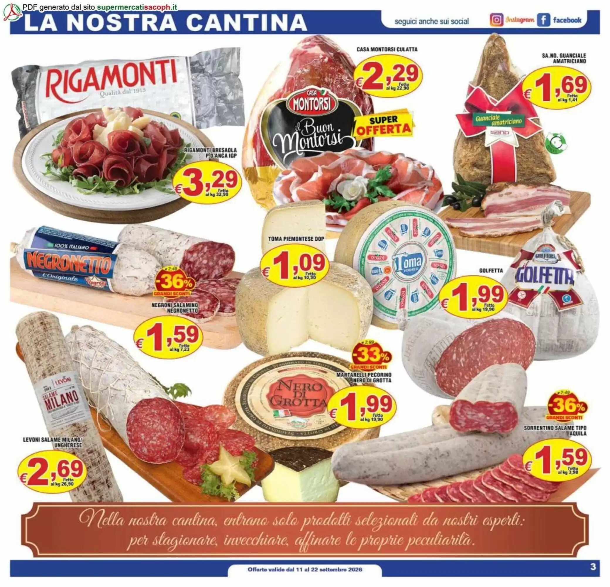 Volantino promozionale Sacoph  valide dal 11/09/2026 - Pagina 3.