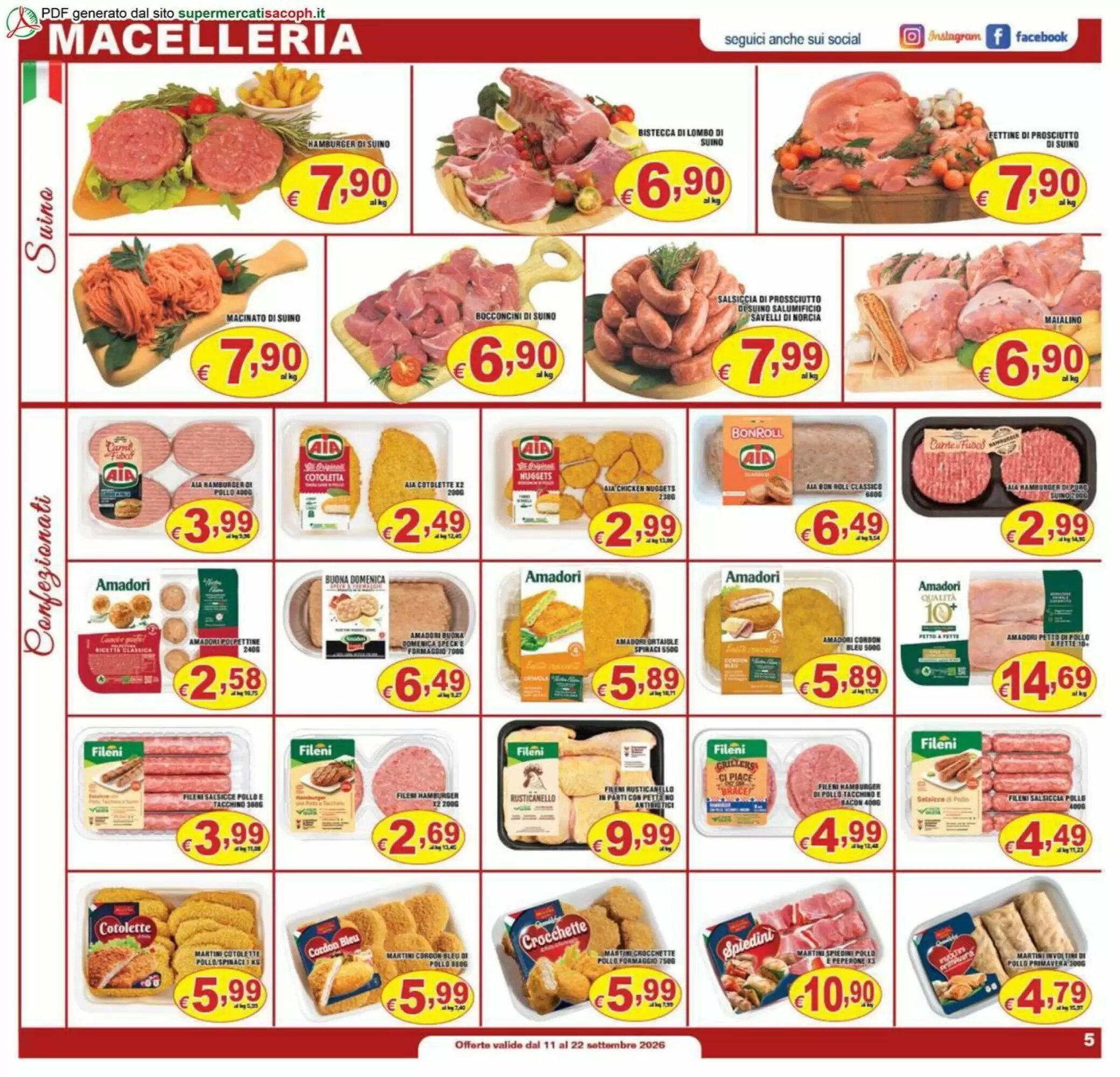 Volantino promozionale Sacoph  valide dal 11/09/2026 - Pagina 5.