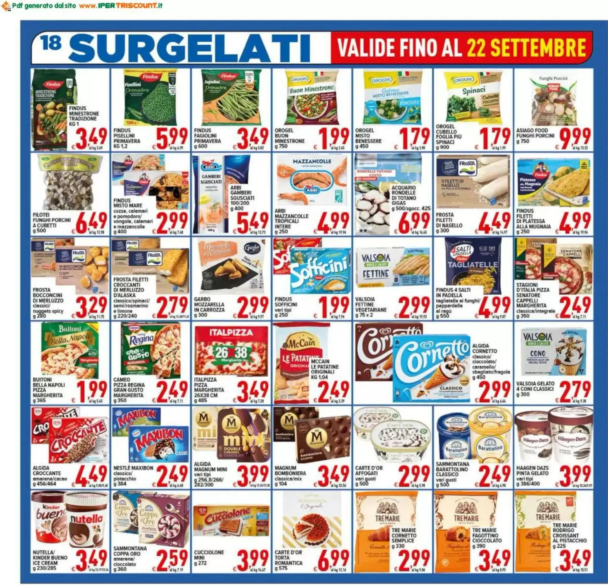 Volantino promozionale Iper Triscount  valide dal 11/09/2026 - Pagina 18.