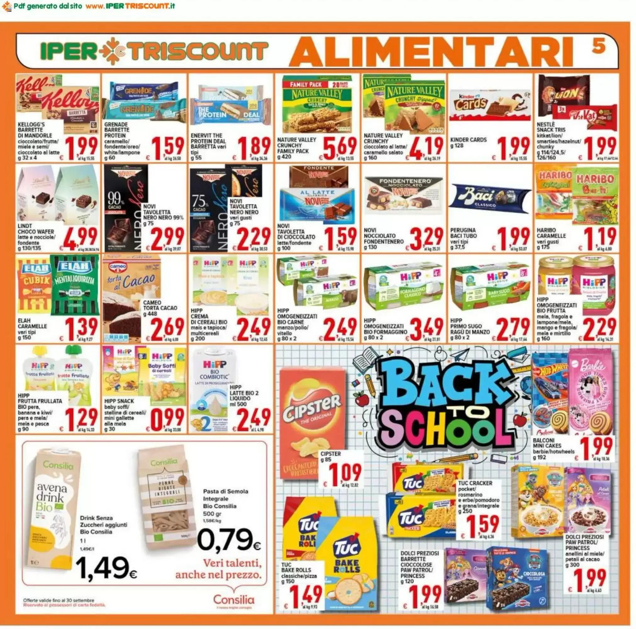 Volantino promozionale Iper Triscount  valide dal 11/09/2026 - Pagina 5.