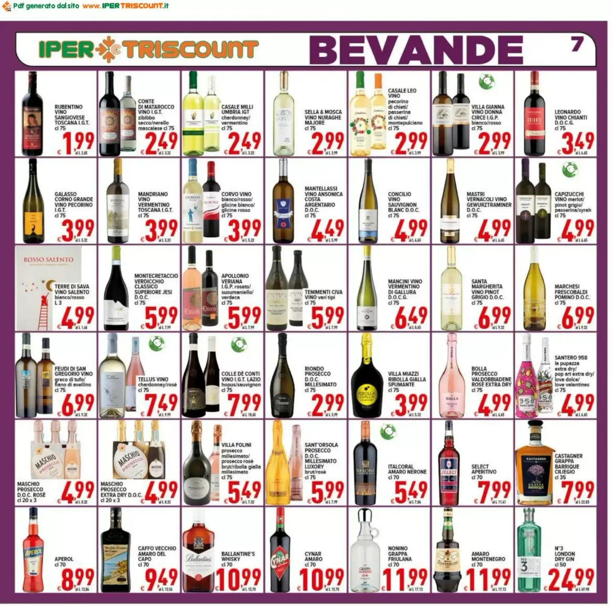 Volantino promozionale Iper Triscount  valide dal 11/09/2026 - Pagina 7.