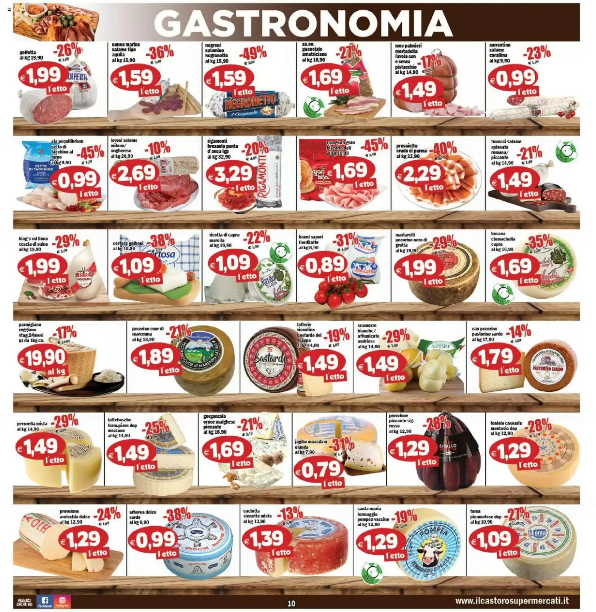 Volantino promozionale Il Castoro Supermercati  valide dal 11/09/2026 - Pagina 10.