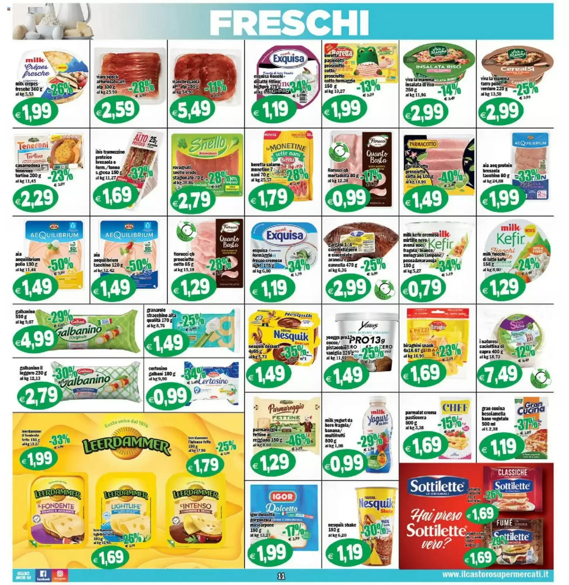 Volantino promozionale Il Castoro Supermercati  valide dal 11/09/2026 - Pagina 11.