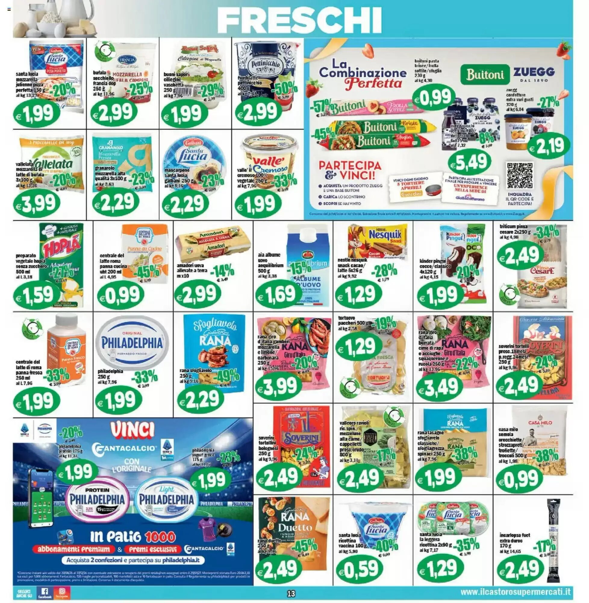 Volantino promozionale Il Castoro Supermercati  valide dal 11/09/2026 - Pagina 13.