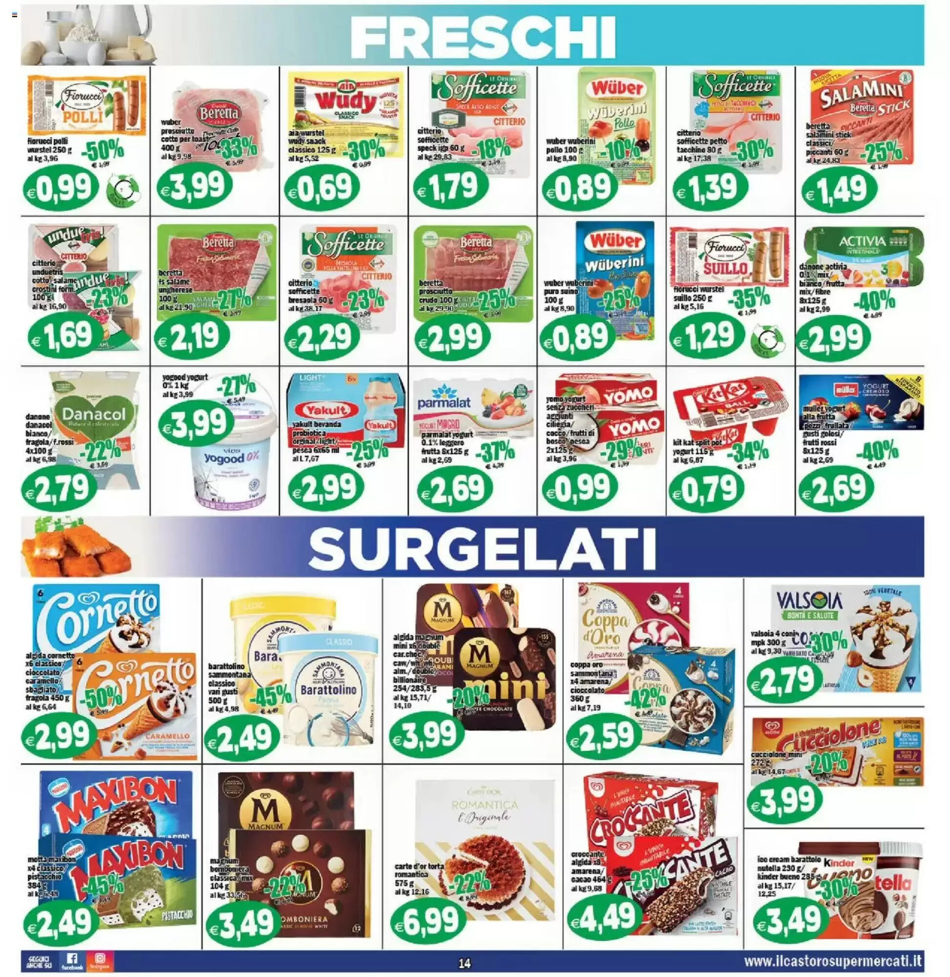 Volantino promozionale Il Castoro Supermercati  valide dal 11/09/2026 - Pagina 14.