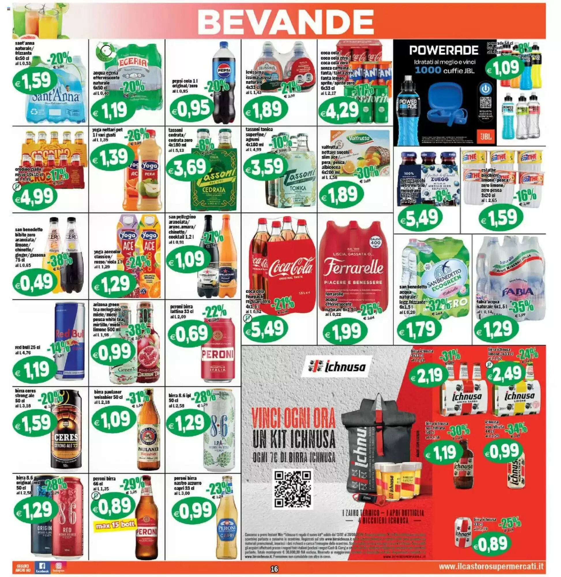 Volantino promozionale Il Castoro Supermercati  valide dal 11/09/2026 - Pagina 16.