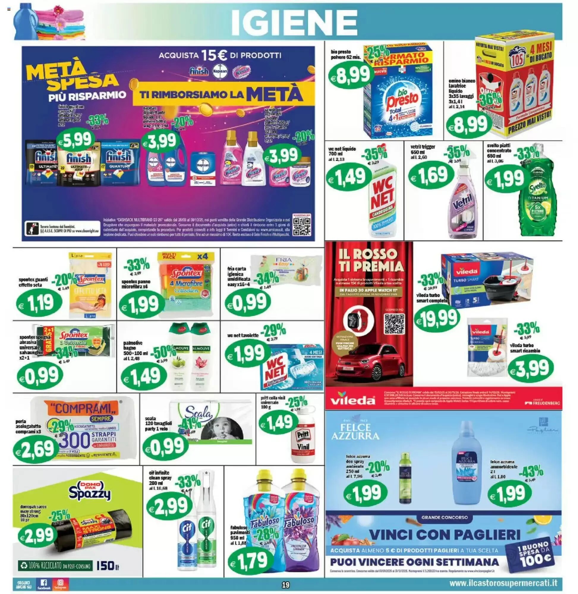 Volantino promozionale Il Castoro Supermercati  valide dal 11/09/2026 - Pagina 19.