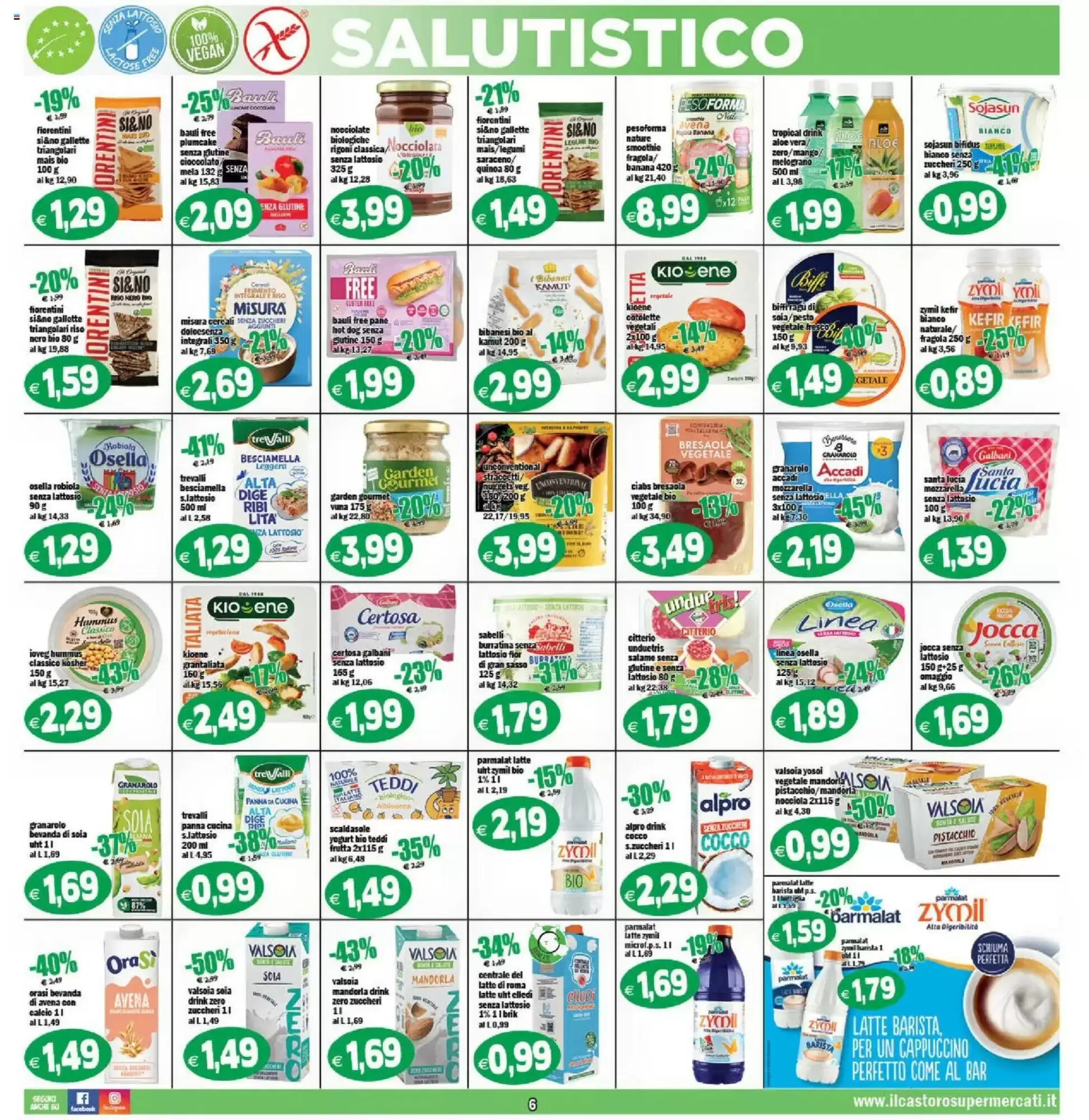 Volantino promozionale Il Castoro Supermercati  valide dal 11/09/2026 - Pagina 6.