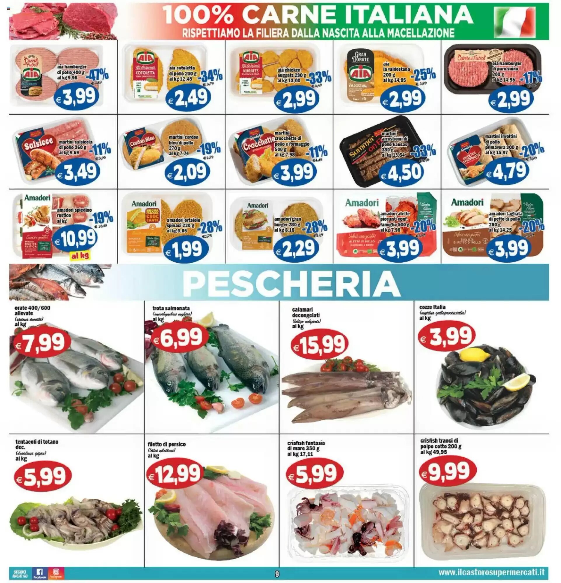 Volantino promozionale Il Castoro Supermercati  valide dal 11/09/2026 - Pagina 9.