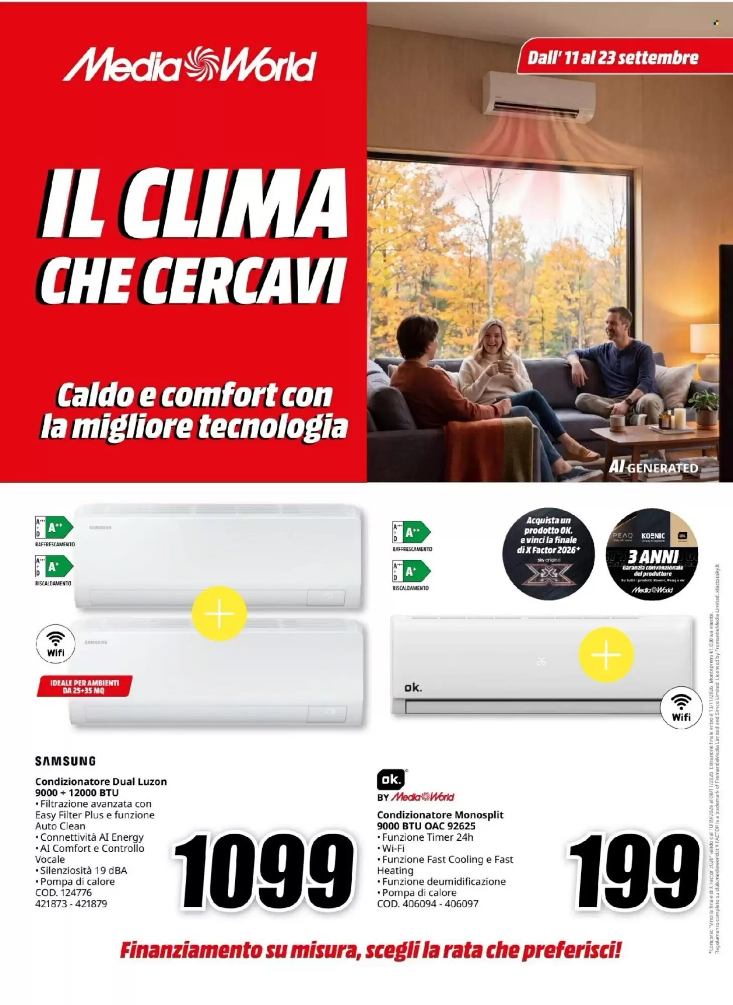 Volantino promozionale MediaWorld valide dal 11/09/2026 - Pagina 1.