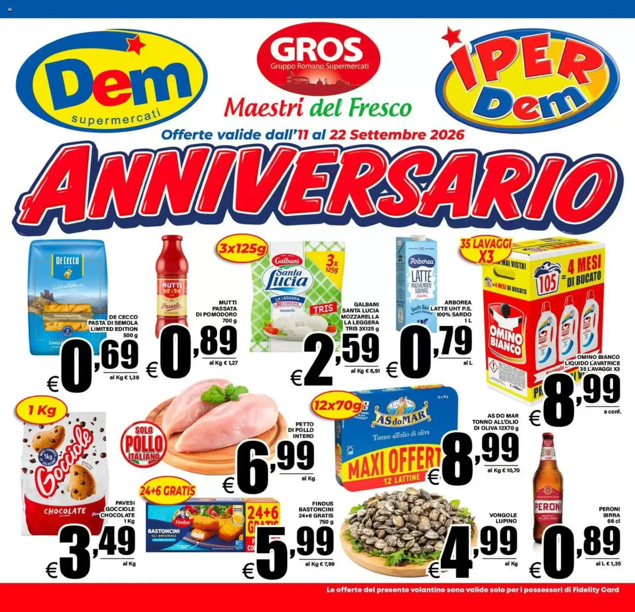 Volantino promozionale DEM  valide dal 11/09/2026 - Pagina 1.