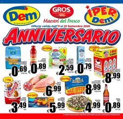 Volantino promozionale DEM  valide dal 11/09/2026