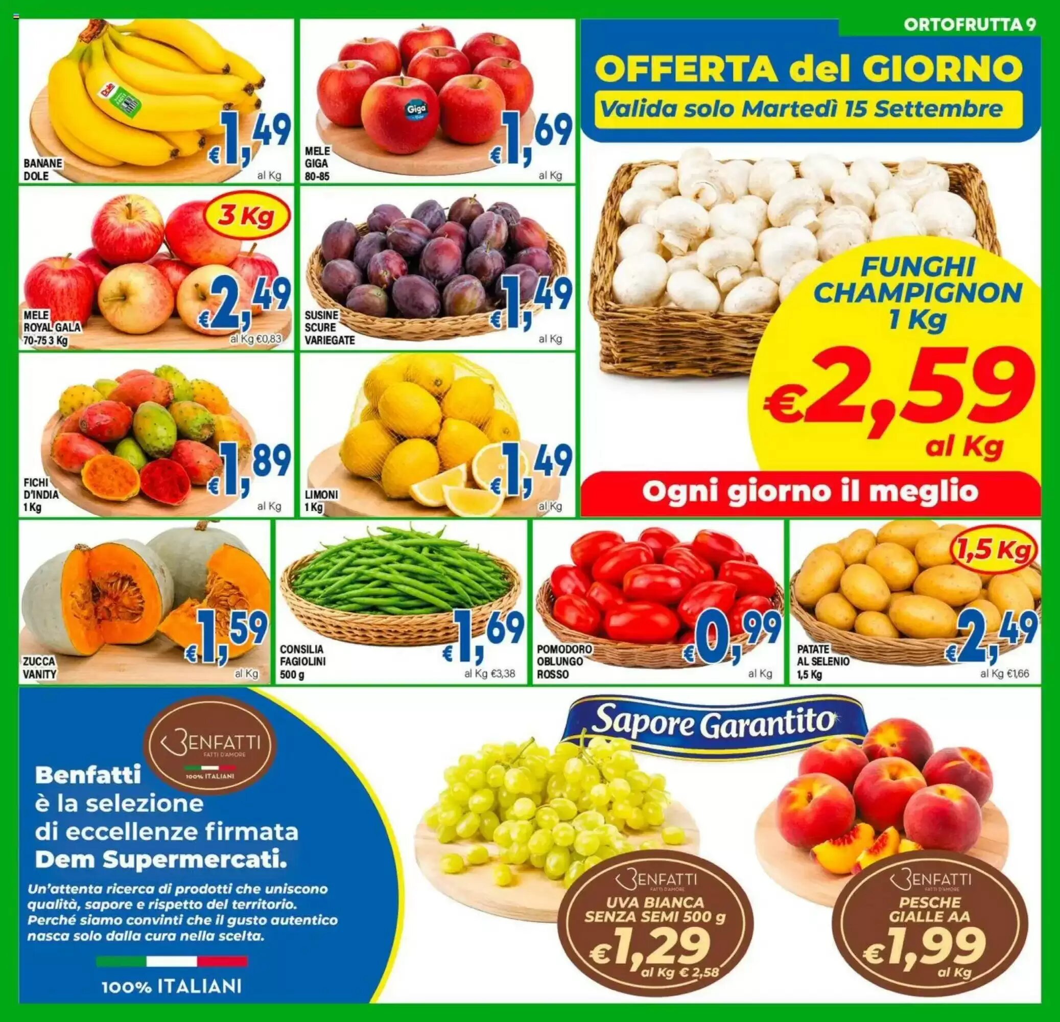 Volantino promozionale DEM  valide dal 11/09/2026 - Pagina 9.