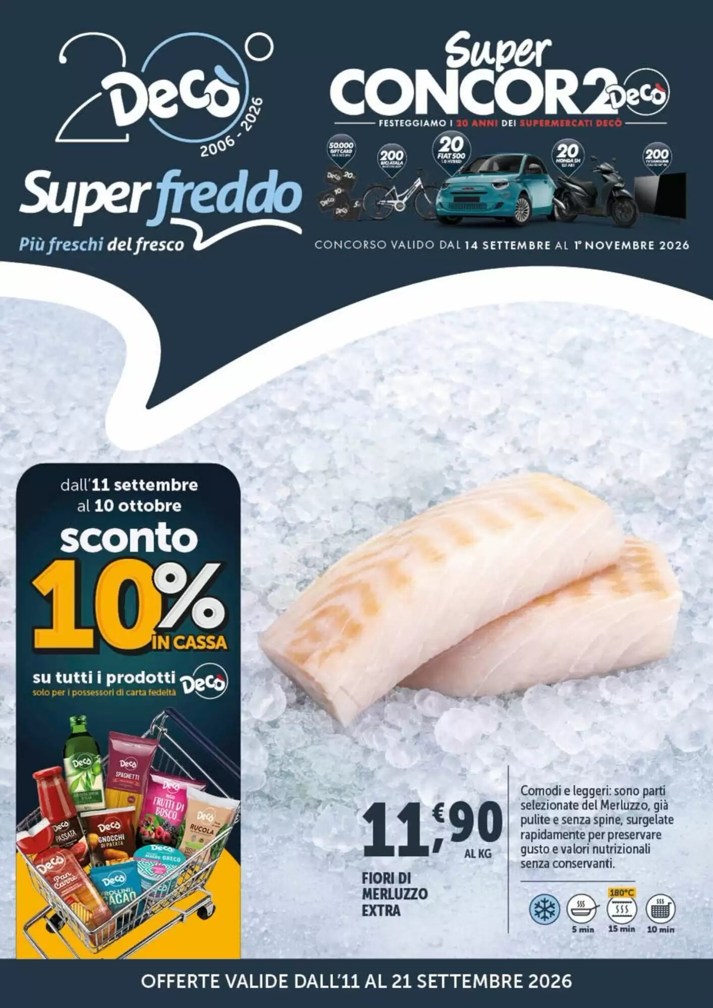 Volantino promozionale Deco Superfreddo valide dal 11/09/2026 - Pagina 1.