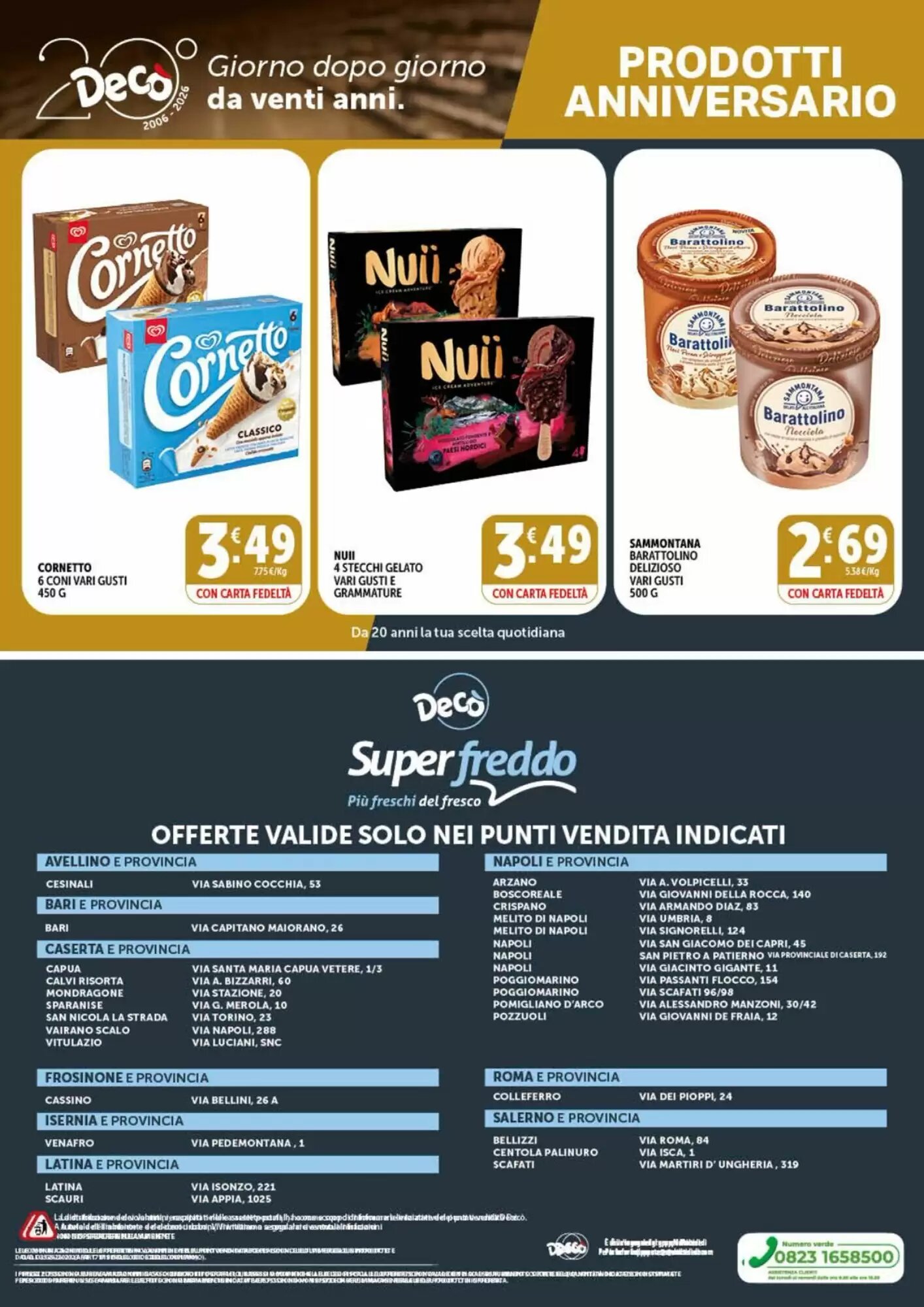 Volantino promozionale Deco Superfreddo  valide dal 11/09/2026 - Pagina 12.