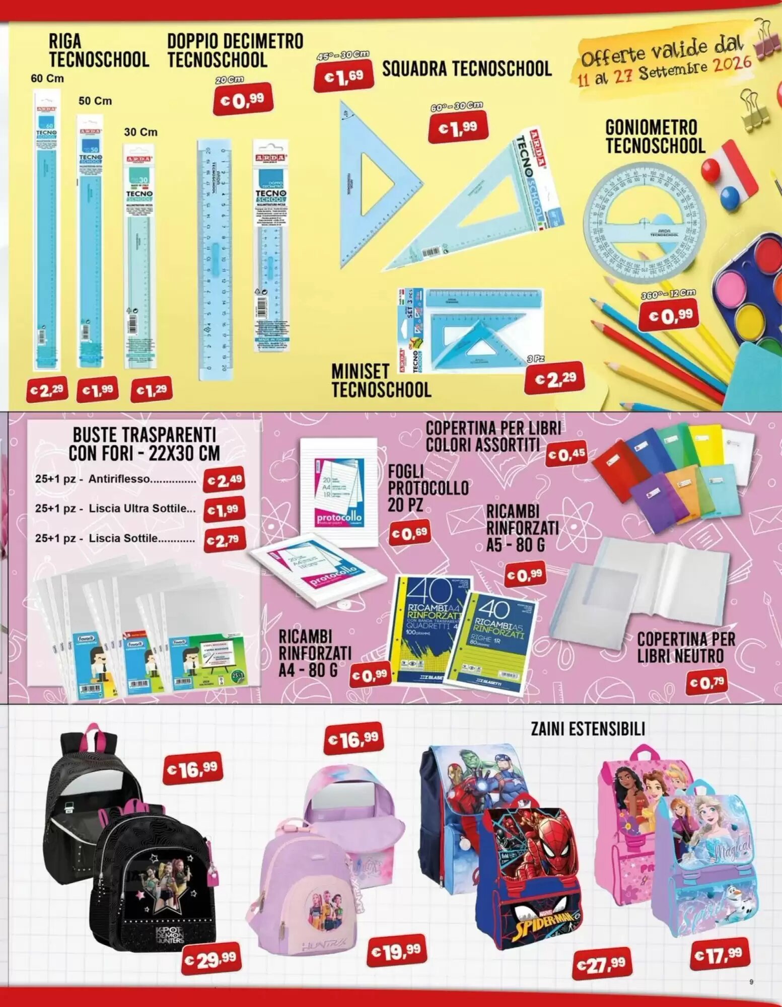 Volantino promozionale Angel Mercatone  valide dal 11/09/2026 - Pagina 9.