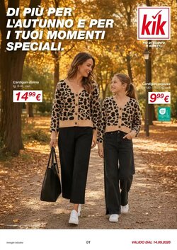 Volantino promozionale KiK  valide dal 14/09/2026