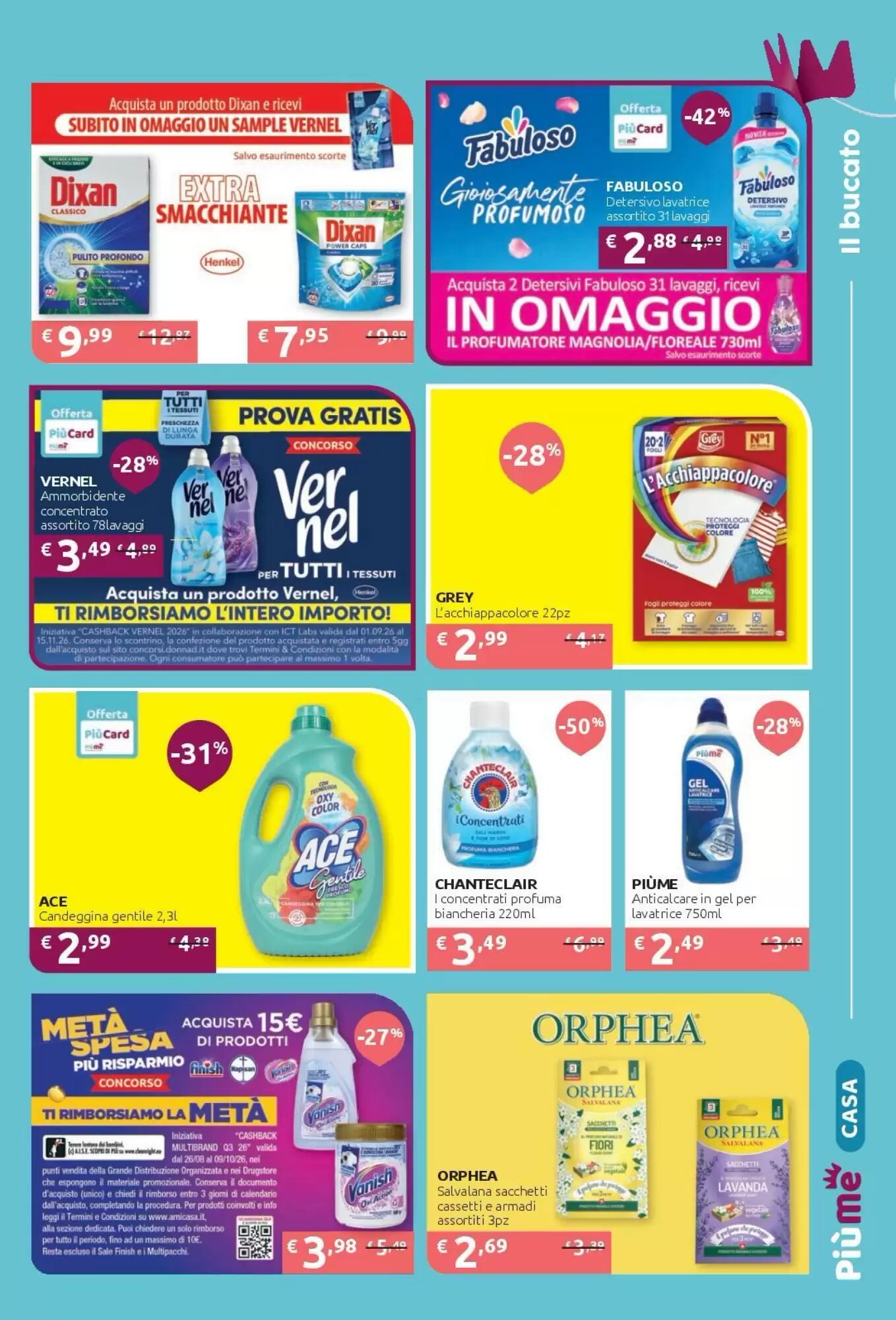 Volantino promozionale PiùMe  valide dal 14/09/2026 - Pagina 19.