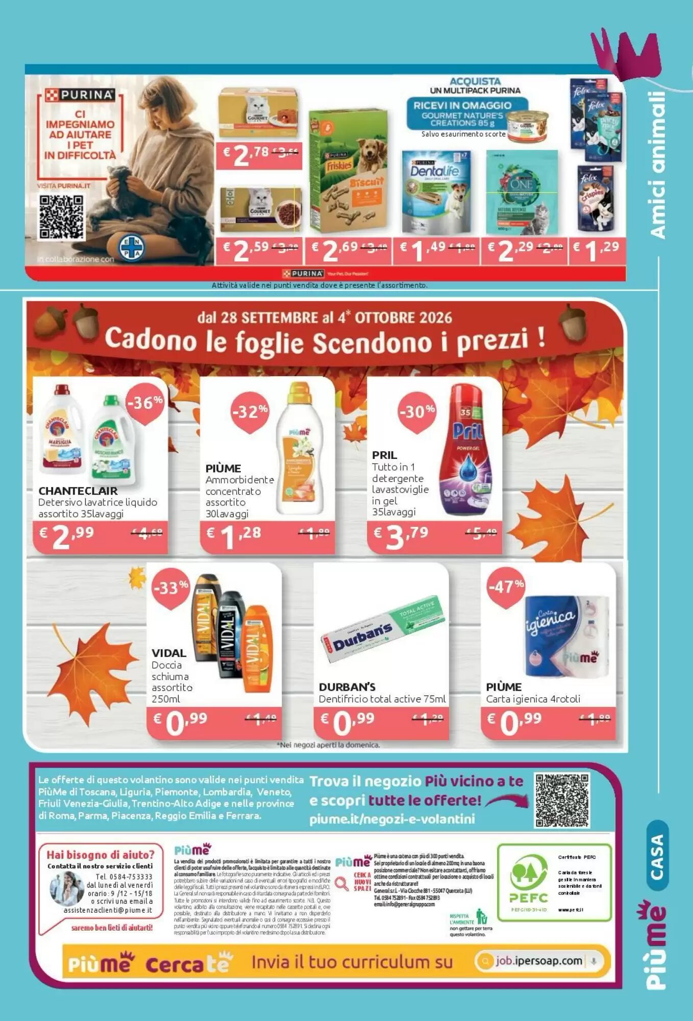 Volantino promozionale PiùMe  valide dal 14/09/2026 - Pagina 27.