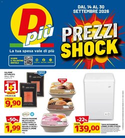 Volantino promozionale DPiù  valide dal 14/09/2026