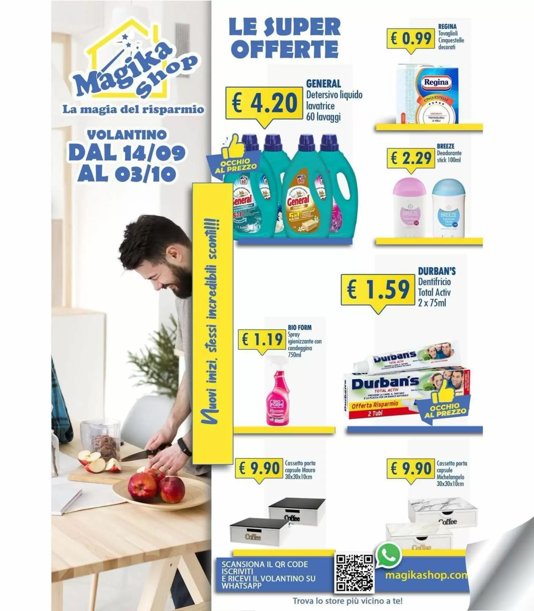 Volantino promozionale Magika Shop valide dal 14/09/2026 - Pagina 1.