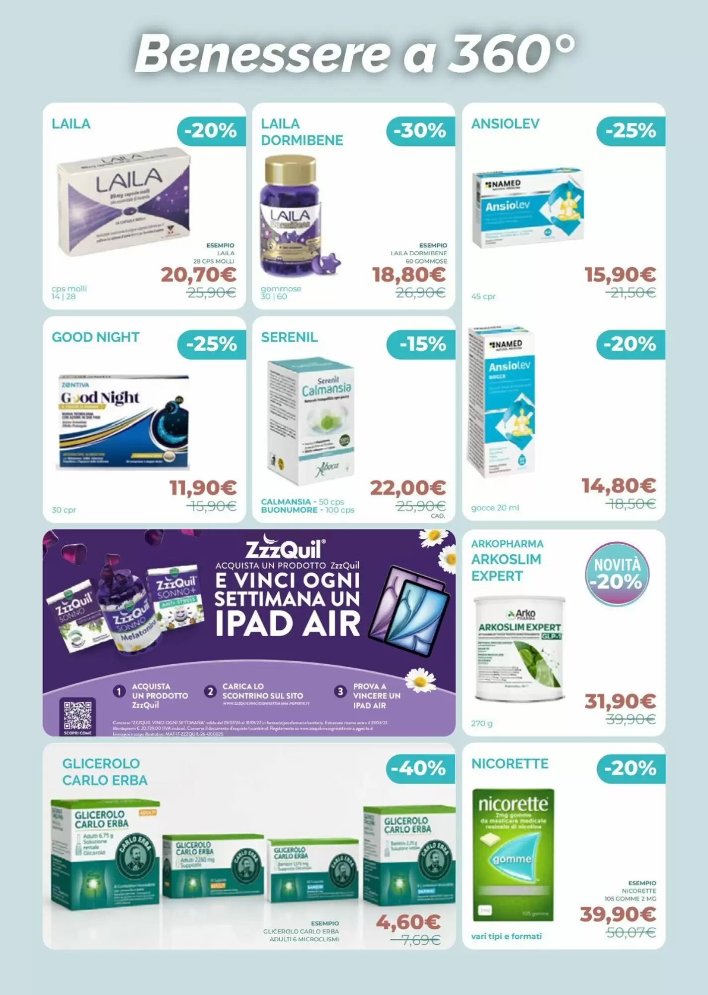 Volantino promozionale Linfa Farmacie  valide dal 14/09/2026 - Pagina 10.