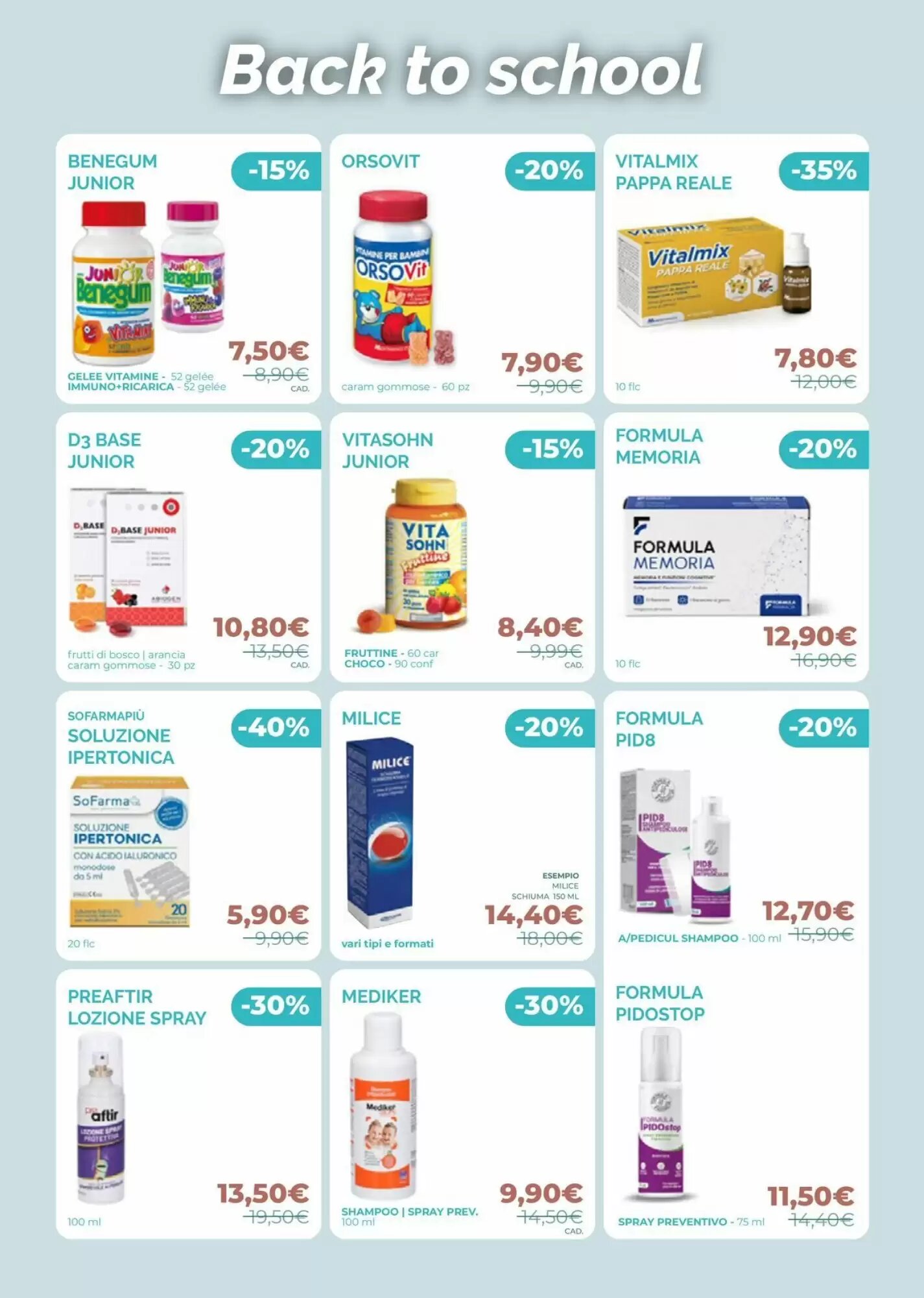 Volantino promozionale Linfa Farmacie  valide dal 14/09/2026 - Pagina 3.