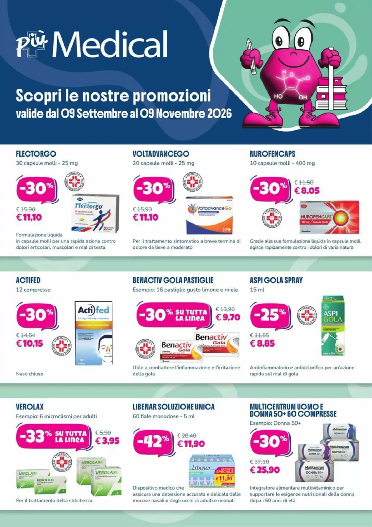 Volantino promozionale PiùMe  valide dal 14/09/2026 - Pagina 1.