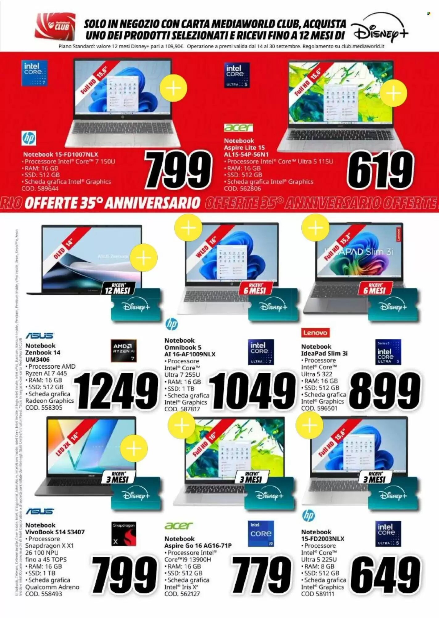 Volantino promozionale MediaWorld  valide dal 14/09/2026 - Pagina 11.