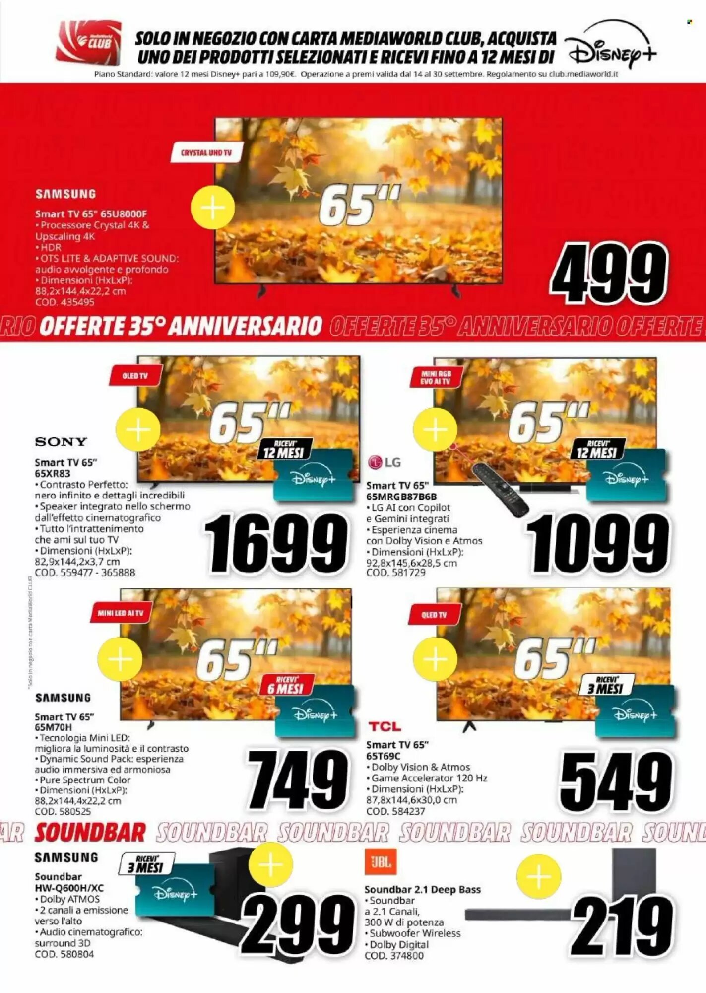 Volantino promozionale MediaWorld  valide dal 14/09/2026 - Pagina 20.