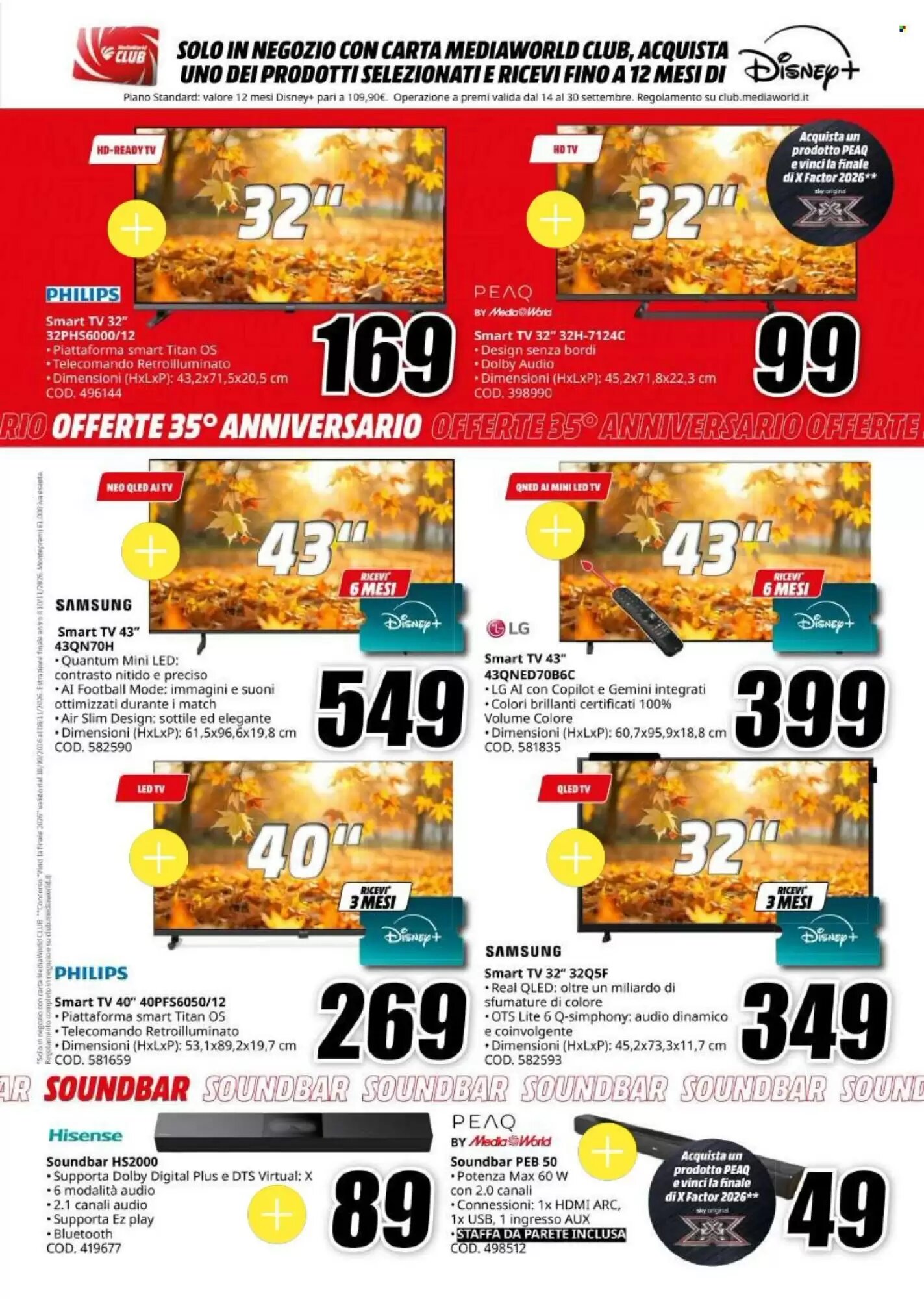 Volantino promozionale MediaWorld  valide dal 14/09/2026 - Pagina 24.