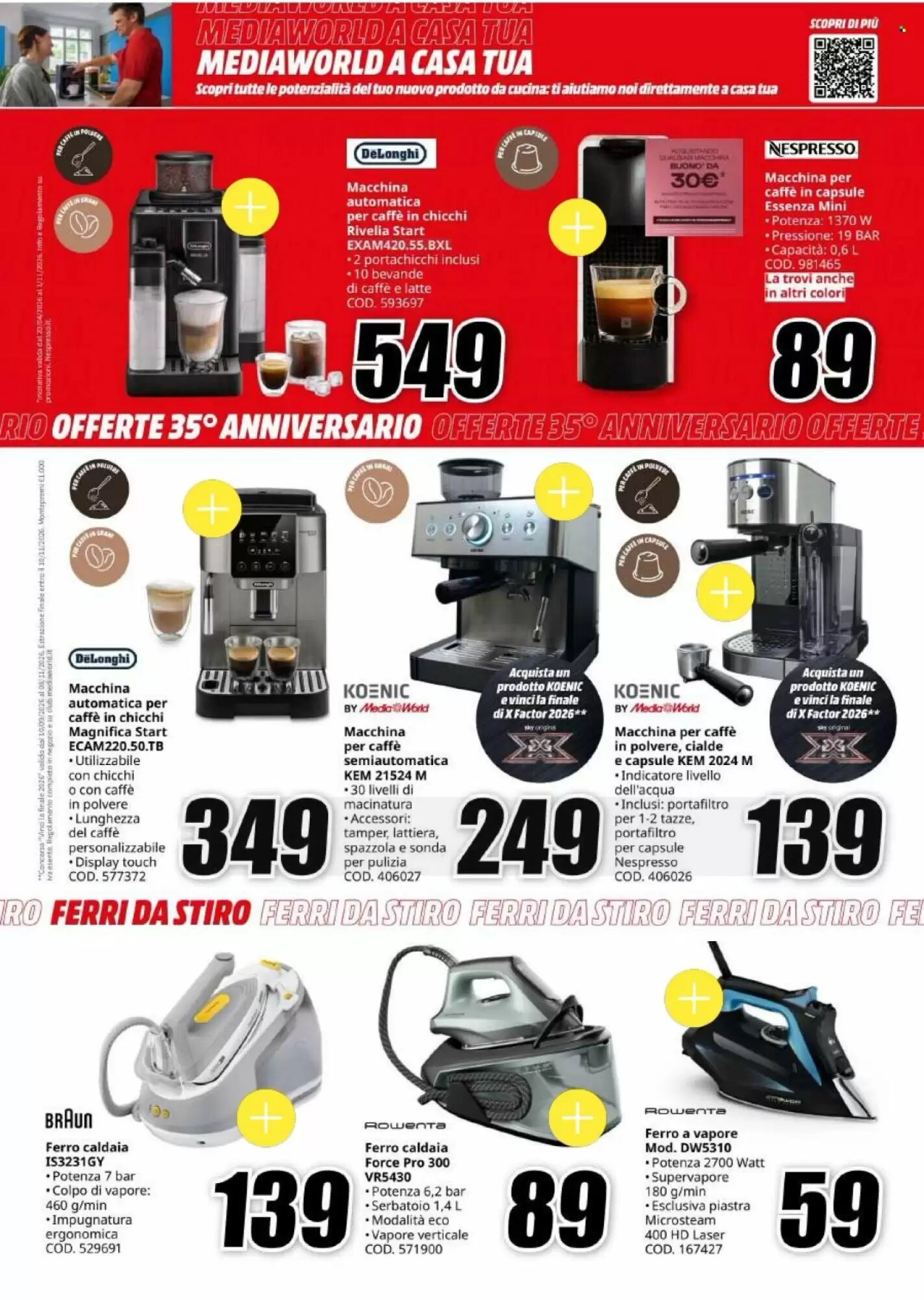 Volantino promozionale MediaWorld  valide dal 14/09/2026 - Pagina 34.