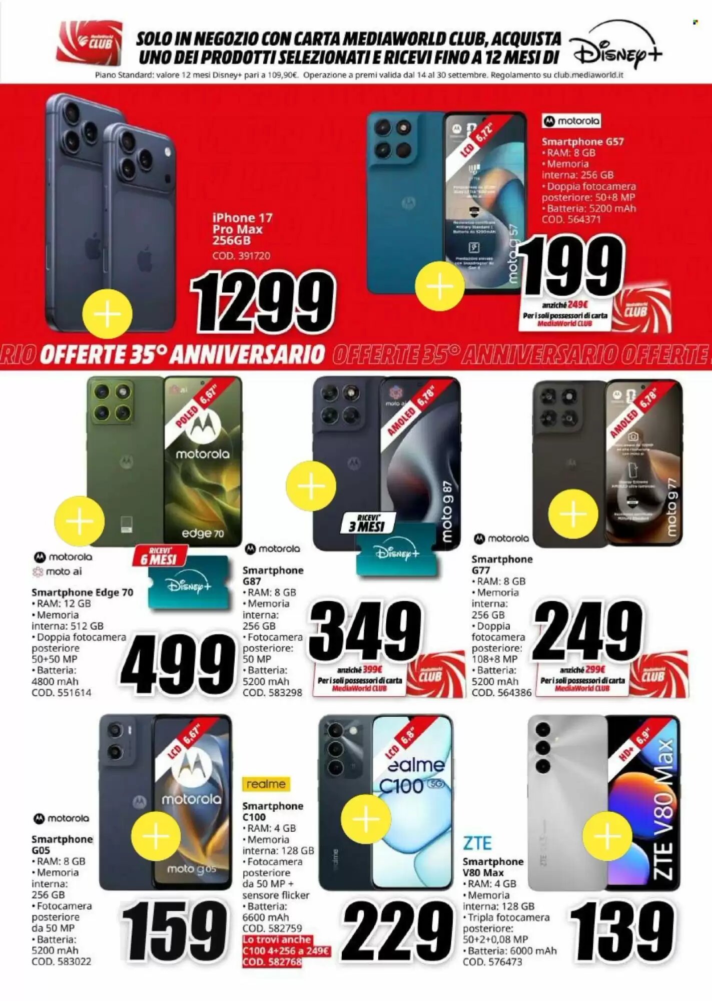 Volantino promozionale MediaWorld  valide dal 14/09/2026 - Pagina 5.