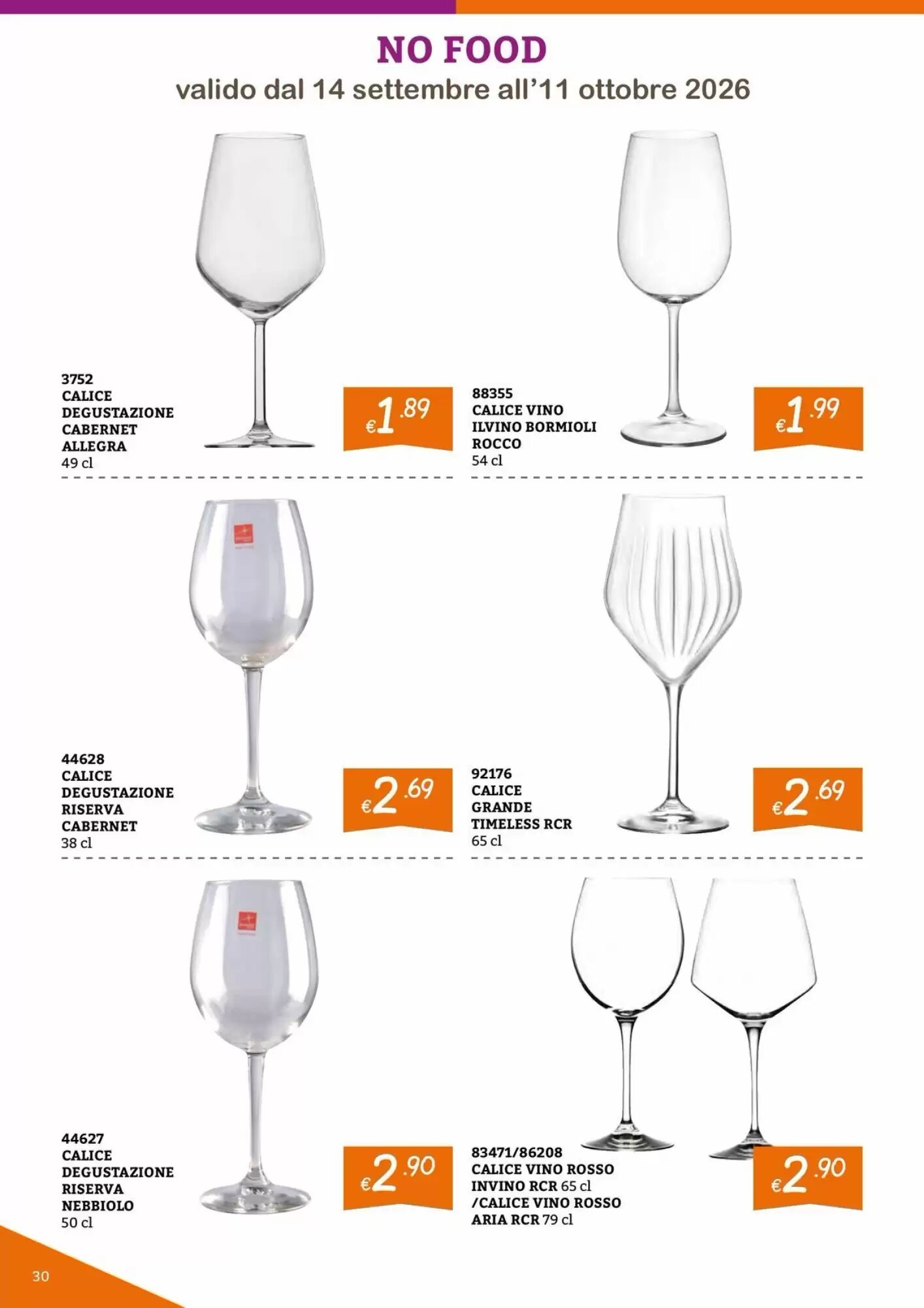 Volantino promozionale Zona  valide dal 14/09/2026 - Pagina 30.
