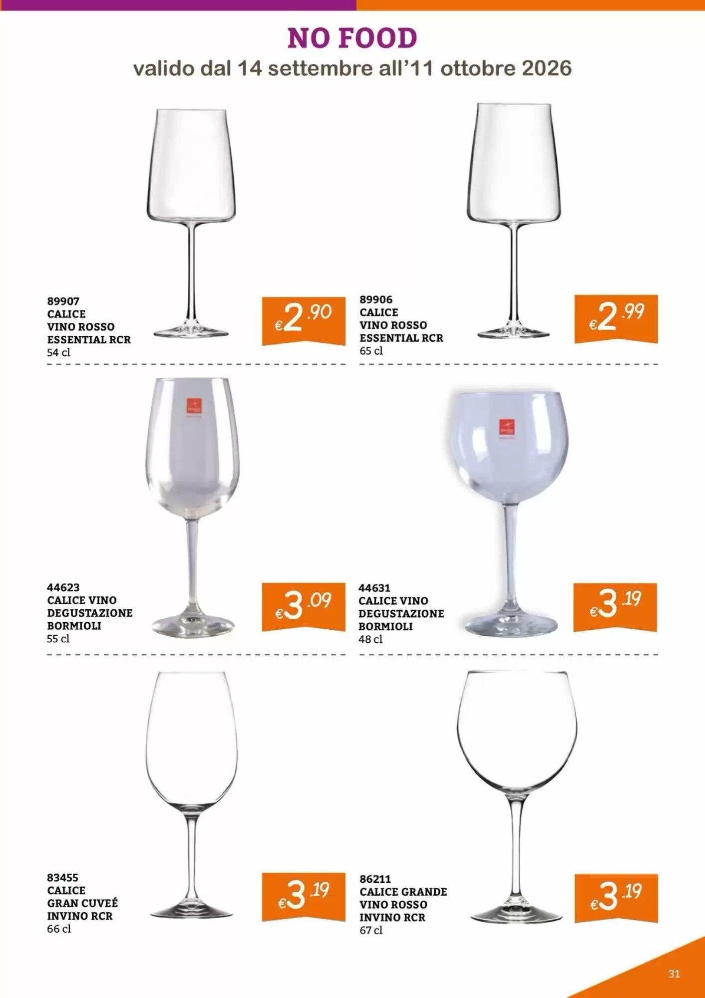 Volantino promozionale Zona  valide dal 14/09/2026 - Pagina 31.